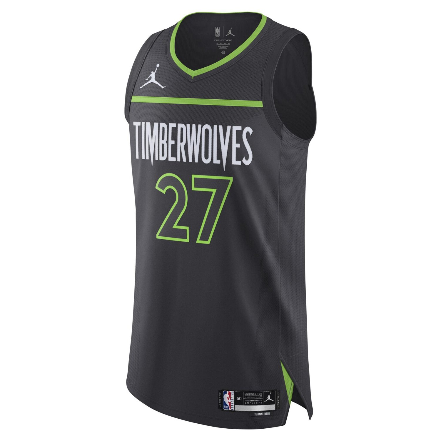 Jordan Brand Rudy Gobert Minnesota Timberwolves Authentic Player Jersey - Statement Edition - view number 2
