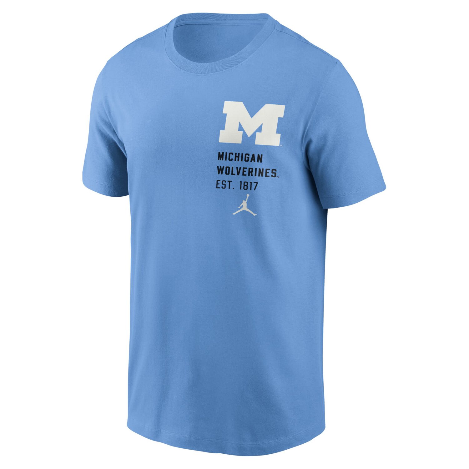 Jordan Brand Valor Michigan Wolverines Record Shattered 2-Hit T-Shirt - view number 2