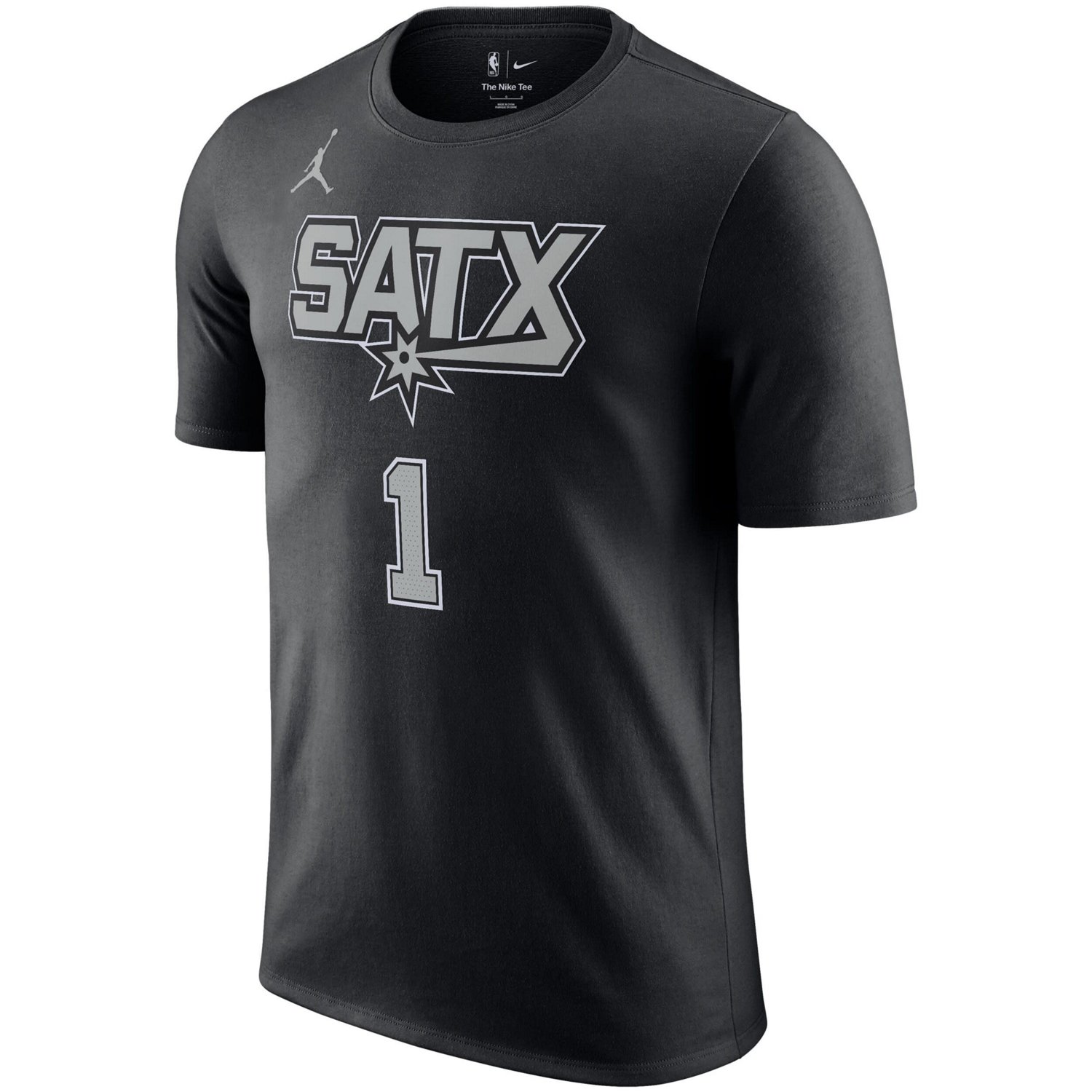 Jordan Brand Victor Wembanyama San Antonio Spurs 2022/23 Statement Edition Name  Number T-Shirt                                  - view number 2