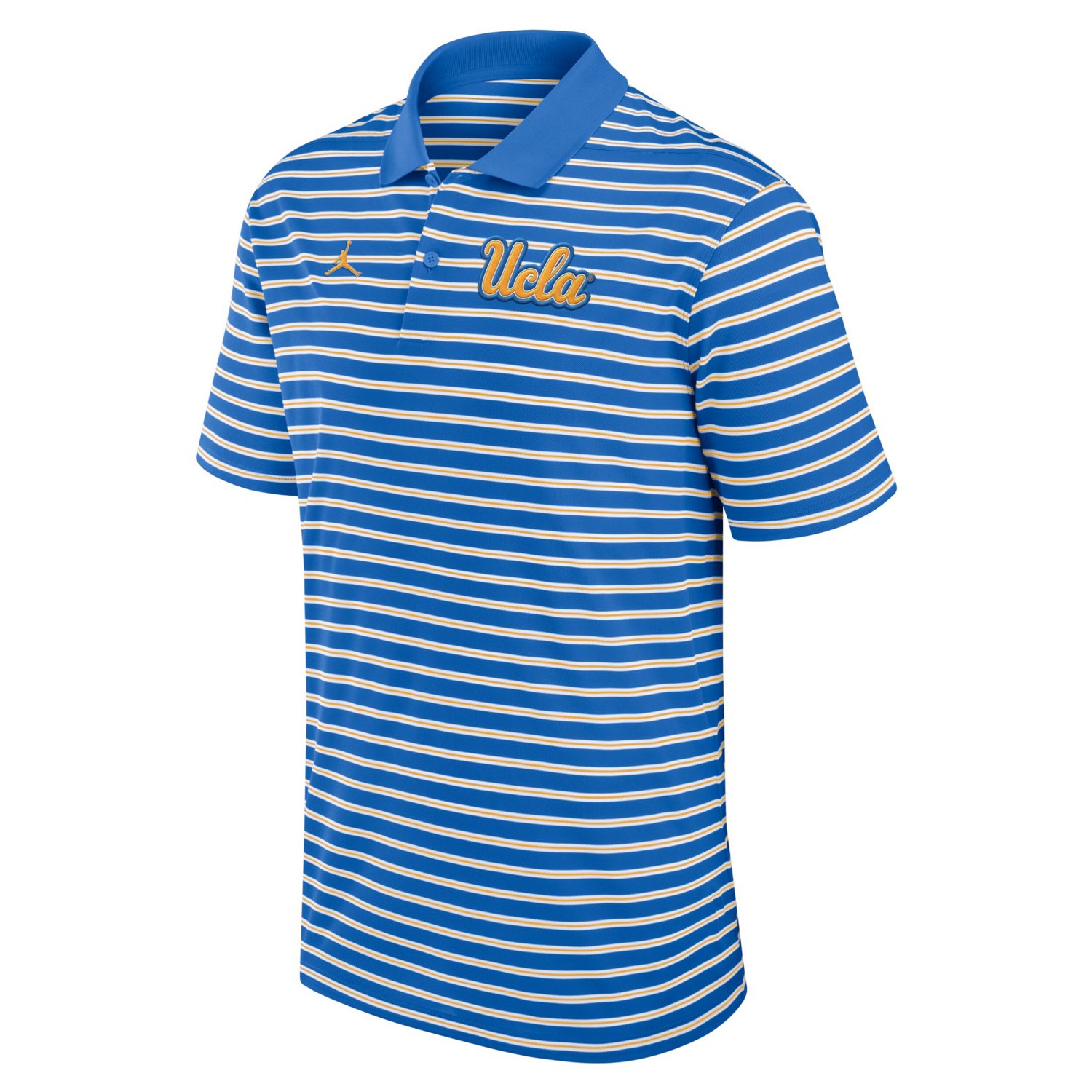 Jordan Brand White UCLA Bruins Primetime Victory Striped Performance Polo - view number 2