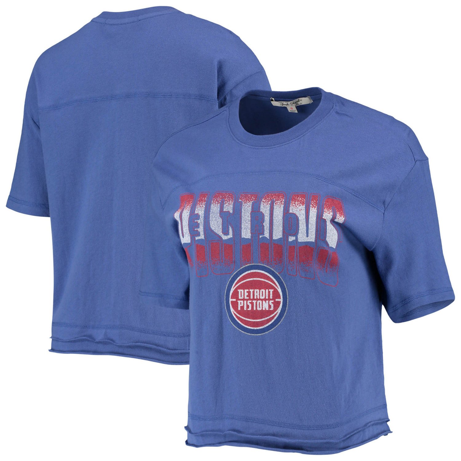 Junk Food Detroit Pistons Gradient Crop Top