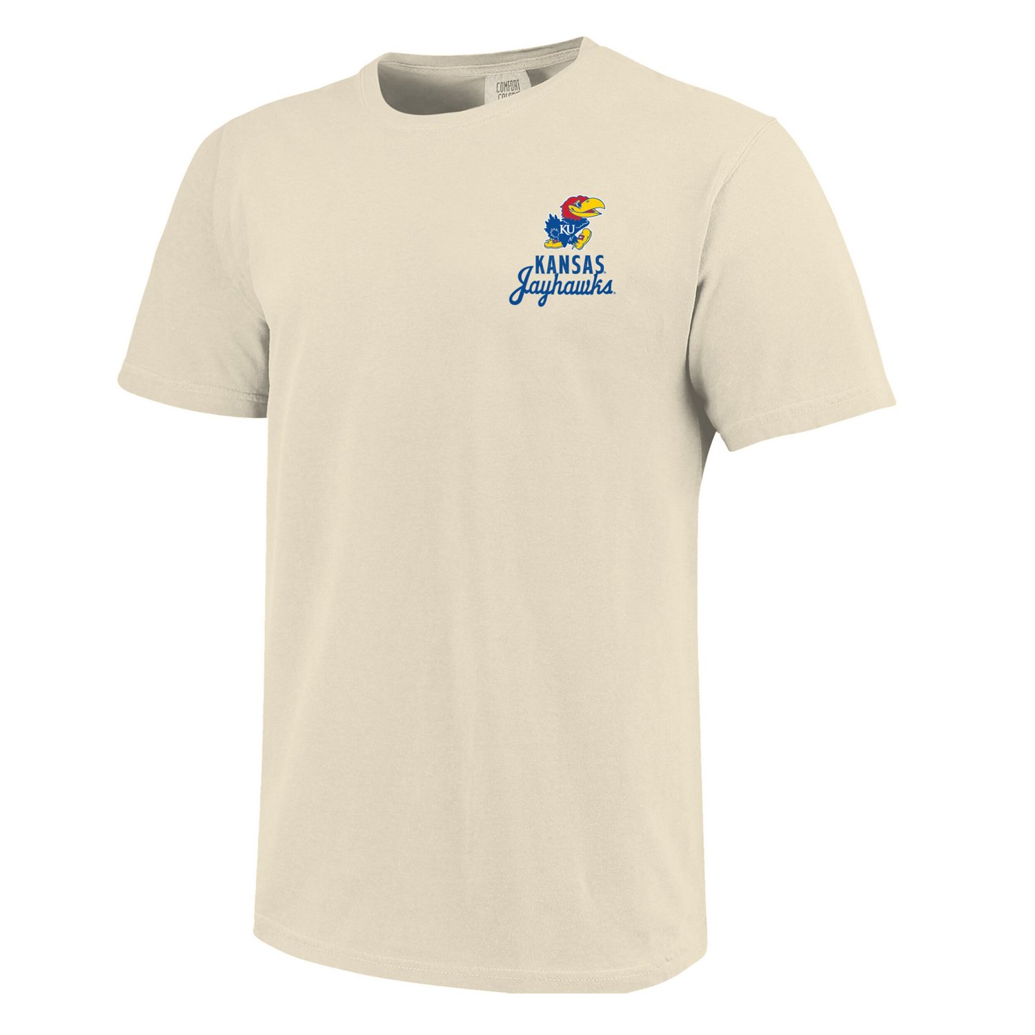 Kansas Jayhawks Comfort Colors Mascot Overlay T-Shirt - view number 2