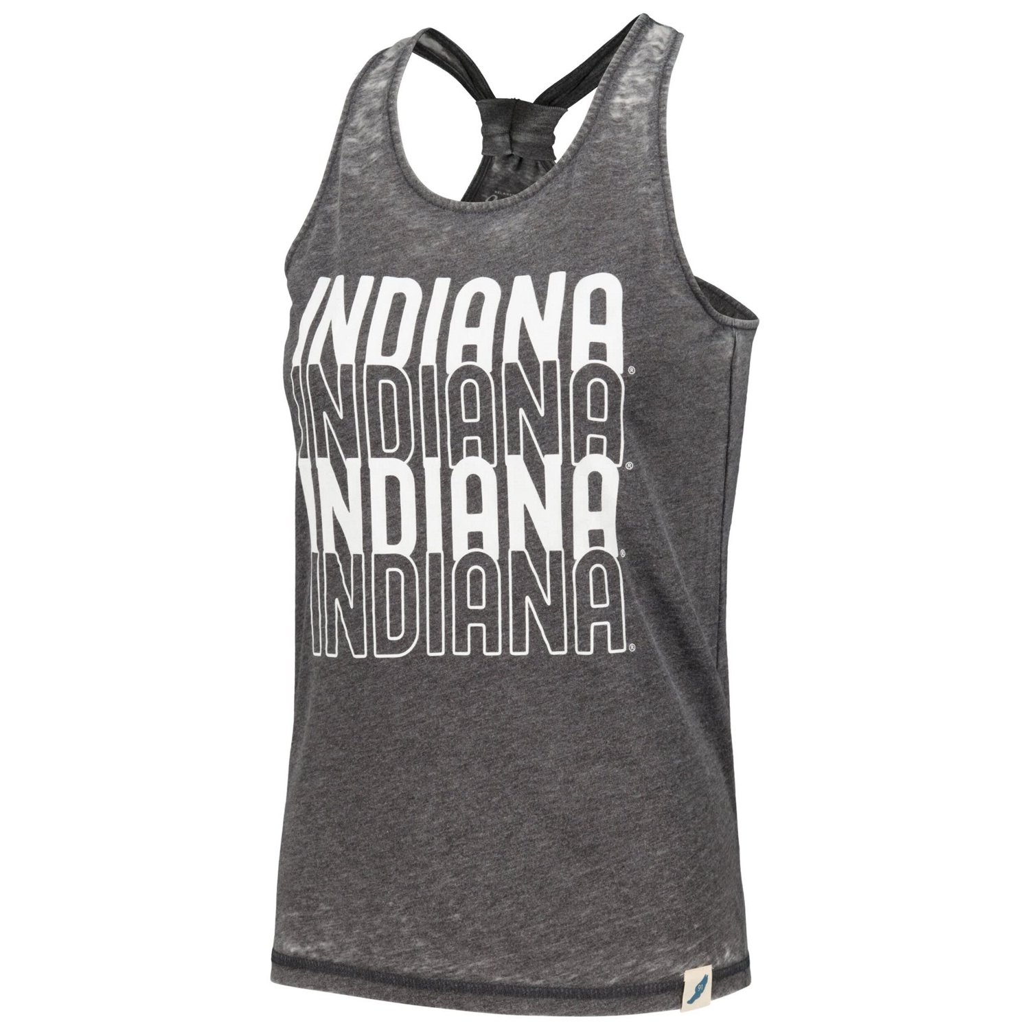 League Collegiate Wear Indiana Hoosiers Stacked Name Racerback Tank Top - view number 2