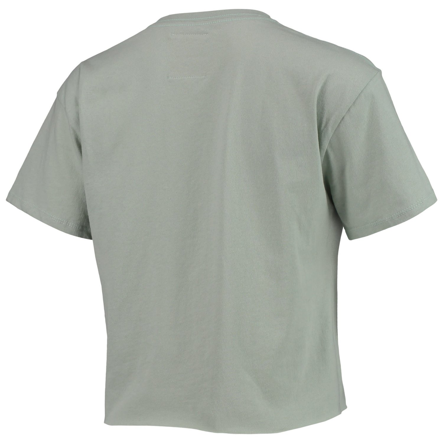 League Collegiate Wear Michigan State Spartans Chain Stitch Clothesline Crop Top - view number 4