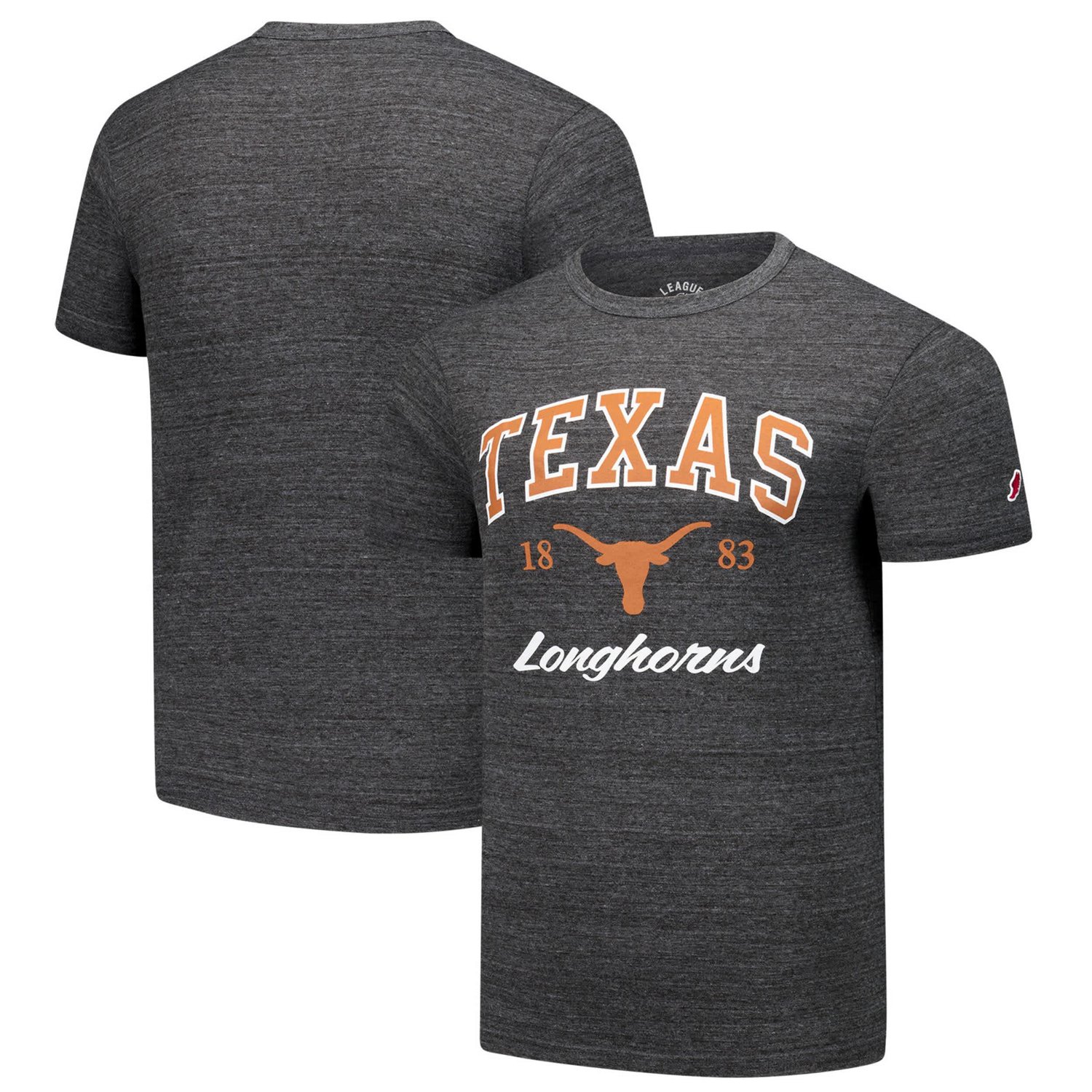 League Collegiate Wear Texas Longhorns Arch Script Victory Falls Tri-Blend T-Shirt                                               - view number 1