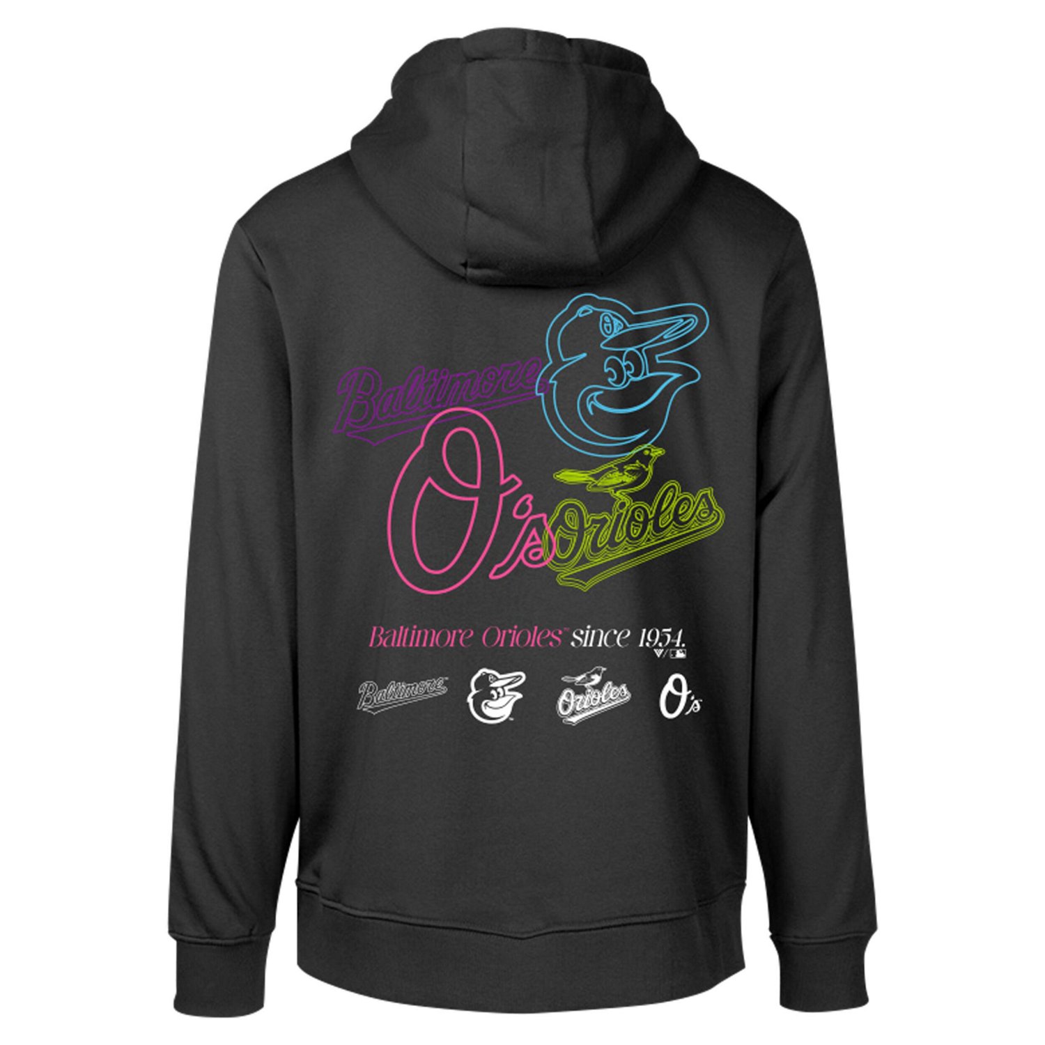 Levelwear Baltimore Orioles Podium Vintage Pullover Hoodie - view number 3