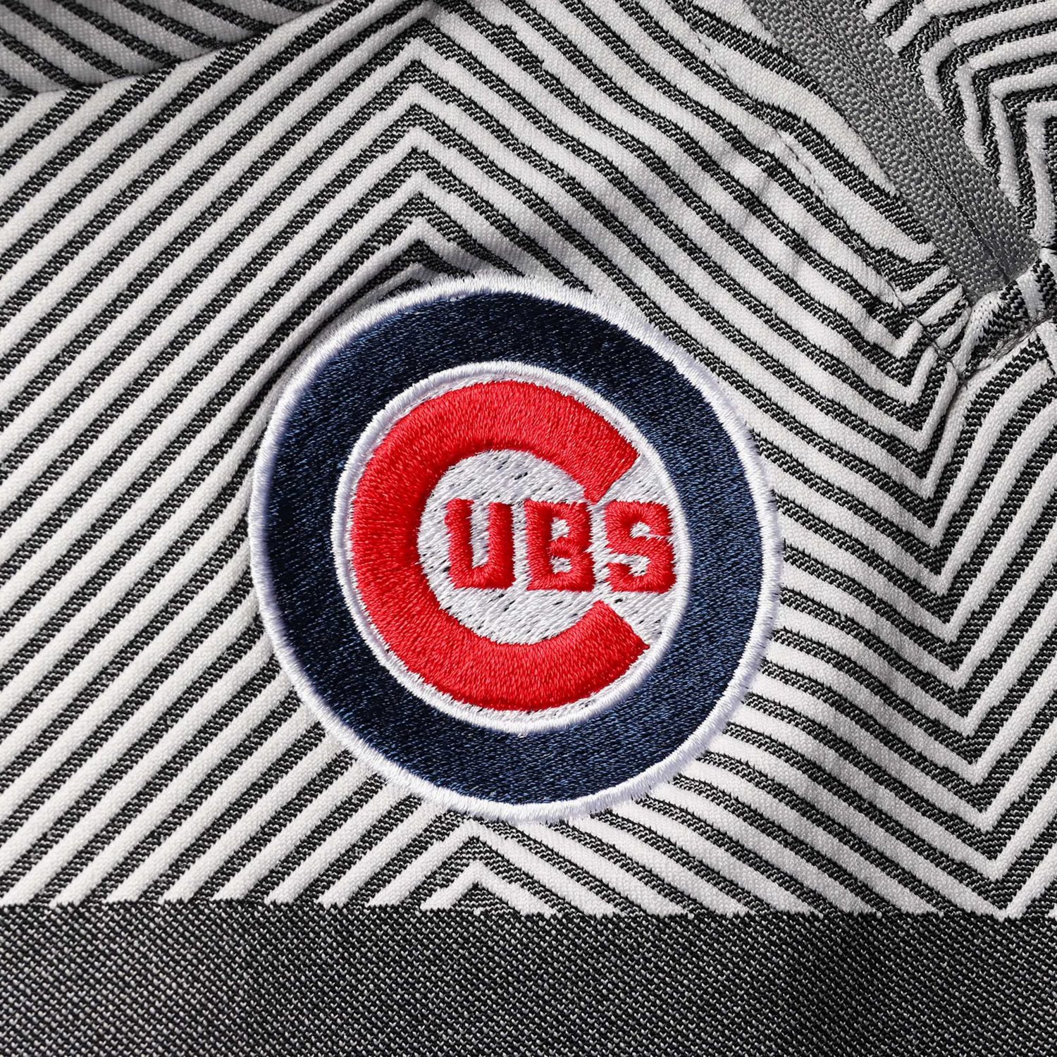 Levelwear Chicago Cubs Verse Asymmetrical Raglan Tri-Blend Quarter-Zip Jacket - view number 4