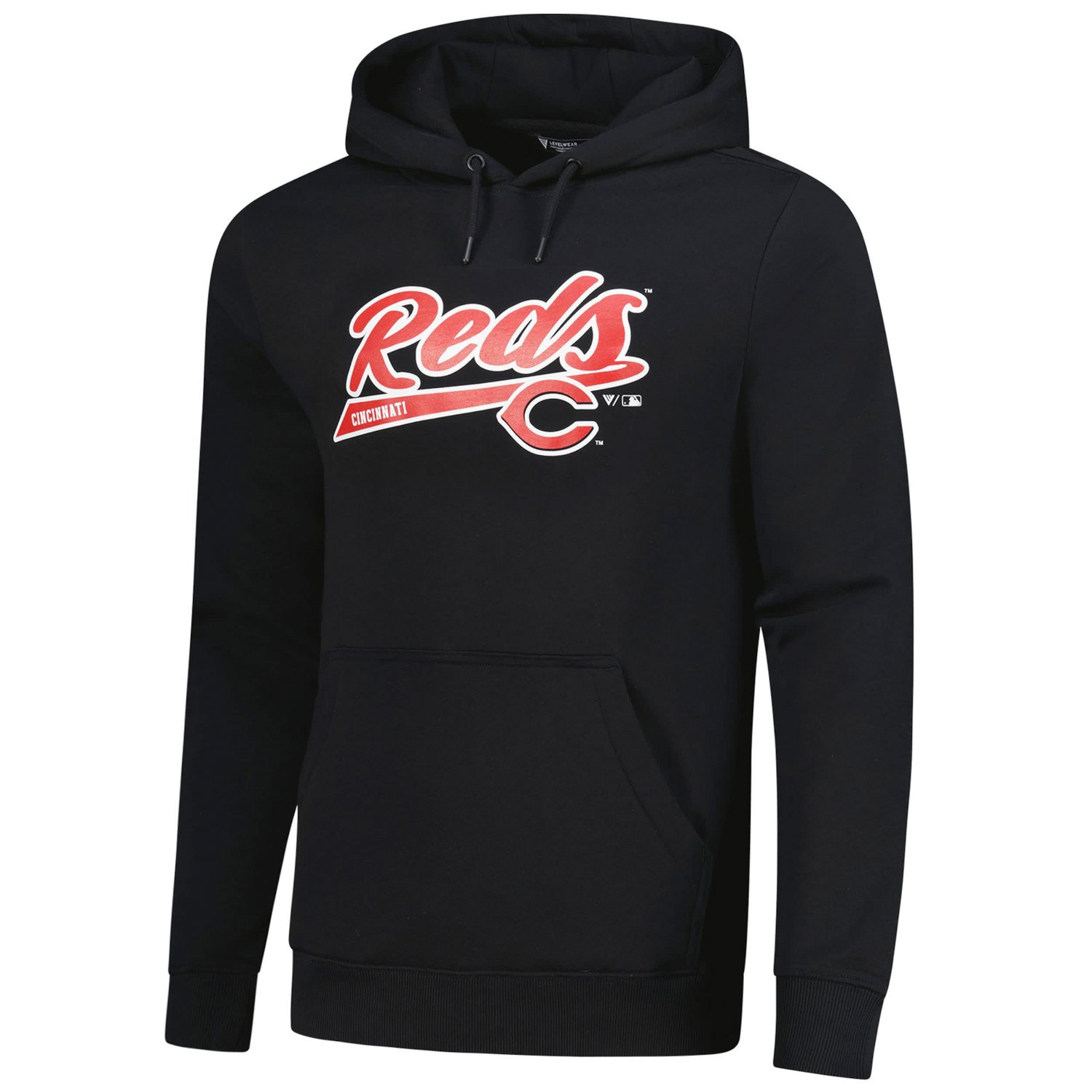 Levelwear Cincinnati Reds Podium Fleece Pullover Hoodie - view number 2