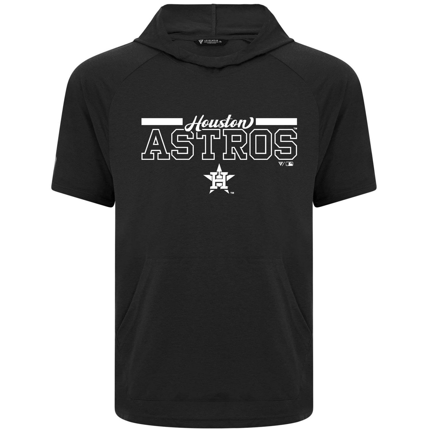 Levelwear Houston Astros Phase Vanguard Hoodie T-Shirt - view number 2