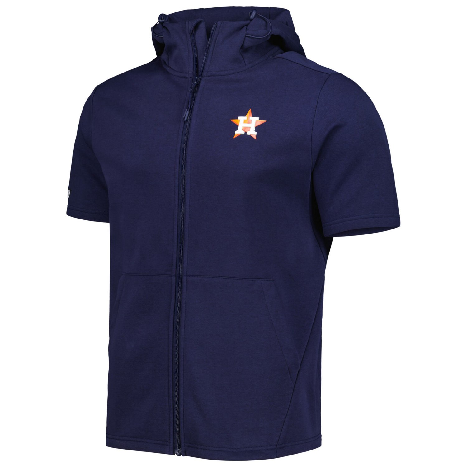 Levelwear Houston Astros Recruit Full-Zip Short Sleeve Hoodie