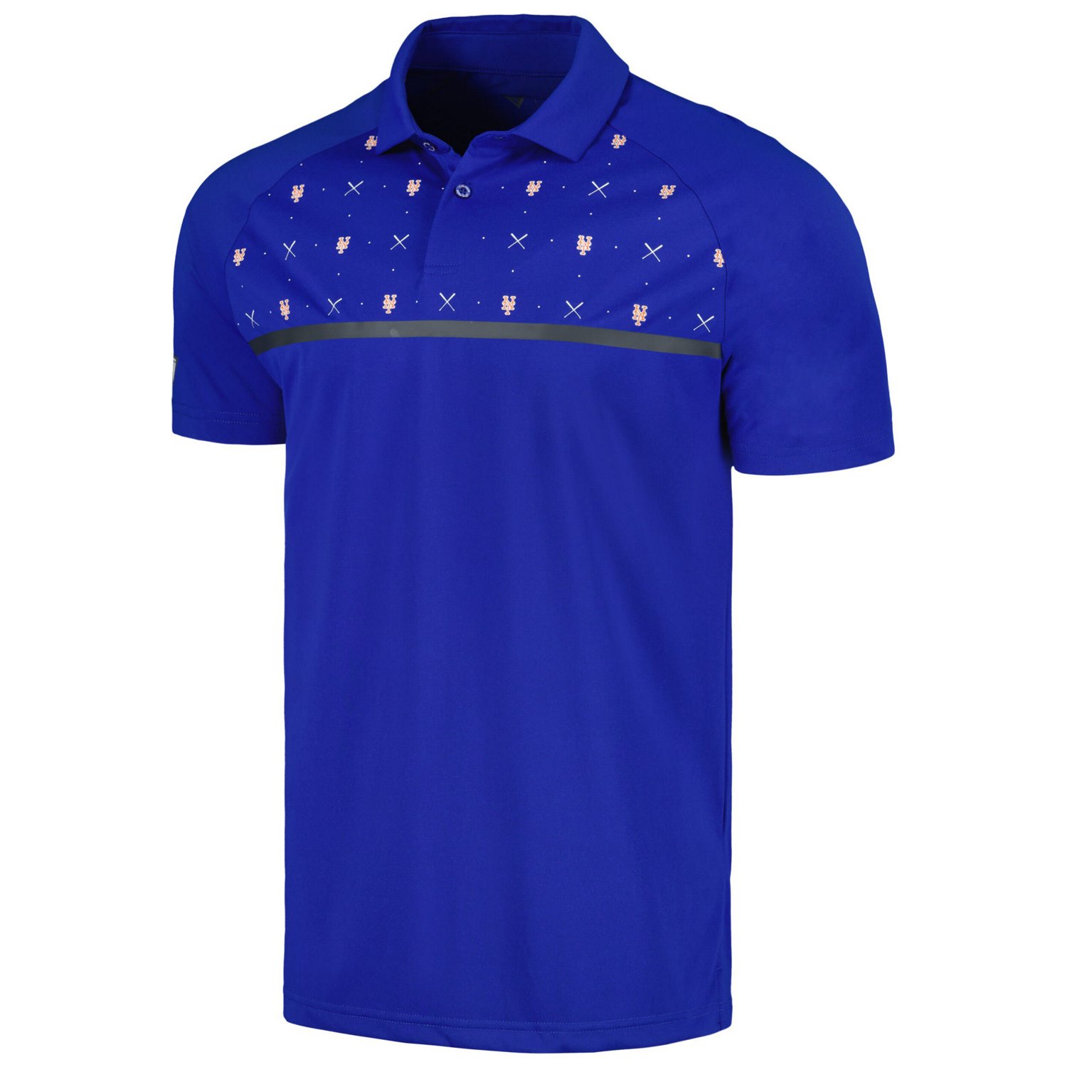 Levelwear New York Mets Sector Batter Up Raglan Polo - view number 2