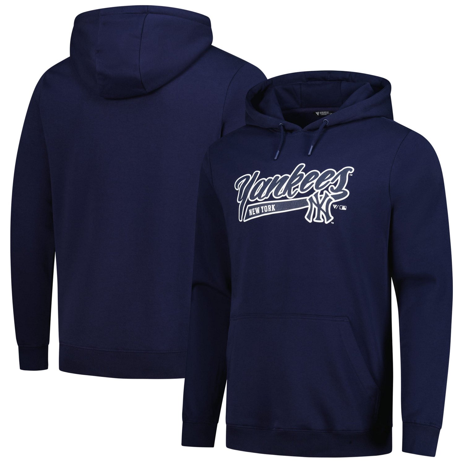 Levelwear New York Yankees Podium Fleece Pullover Hoodie - view number 1