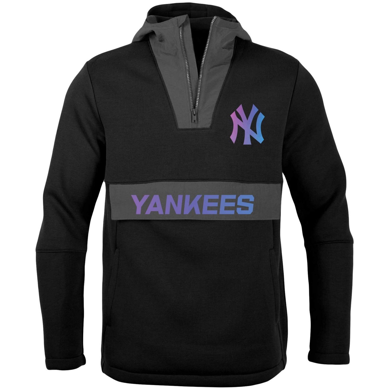 Levelwear New York Yankees Ruckus Quarter-Zip Hoodie                                                                             - view number 1