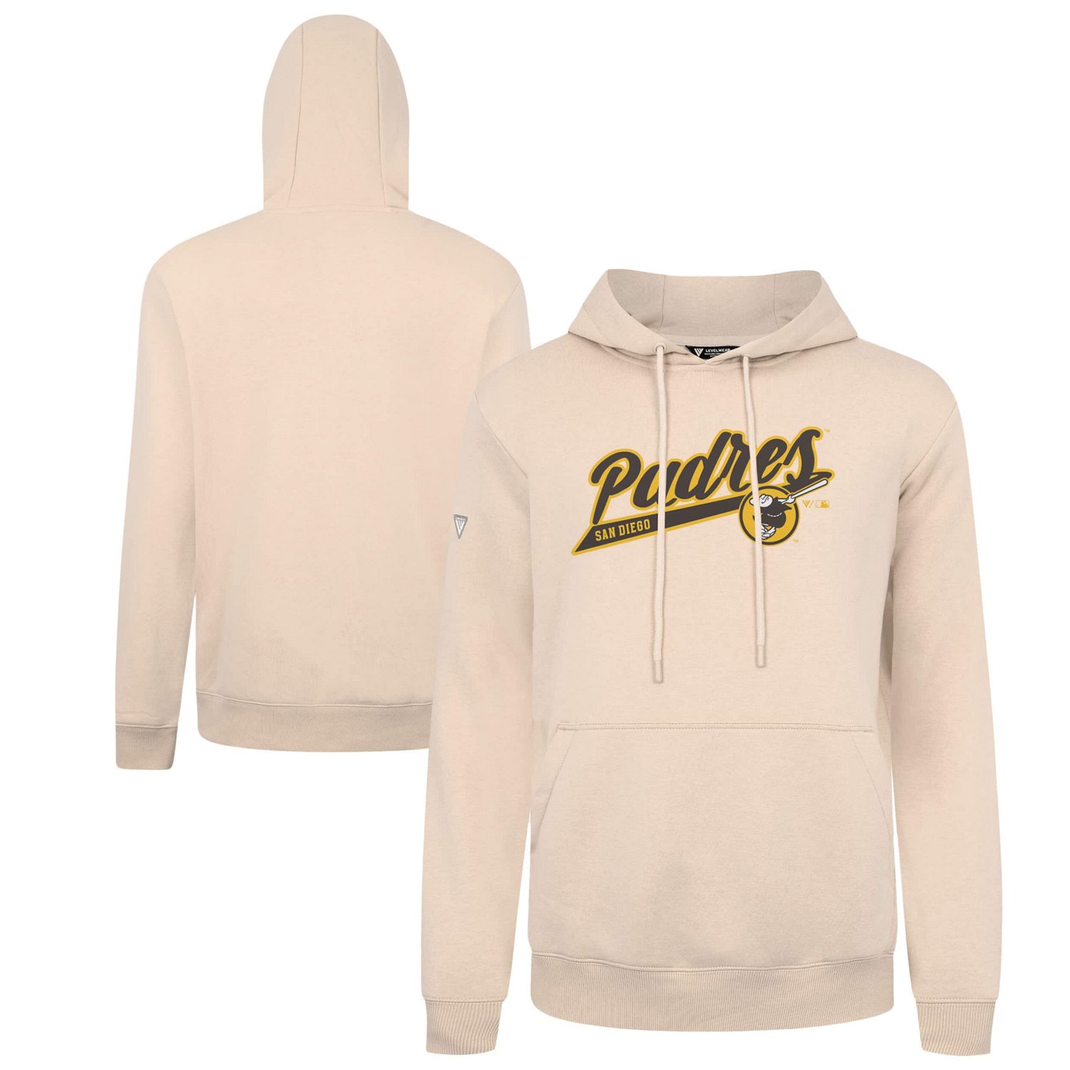 Levelwear San Diego Padres Podium Fleece Pullover Hoodie