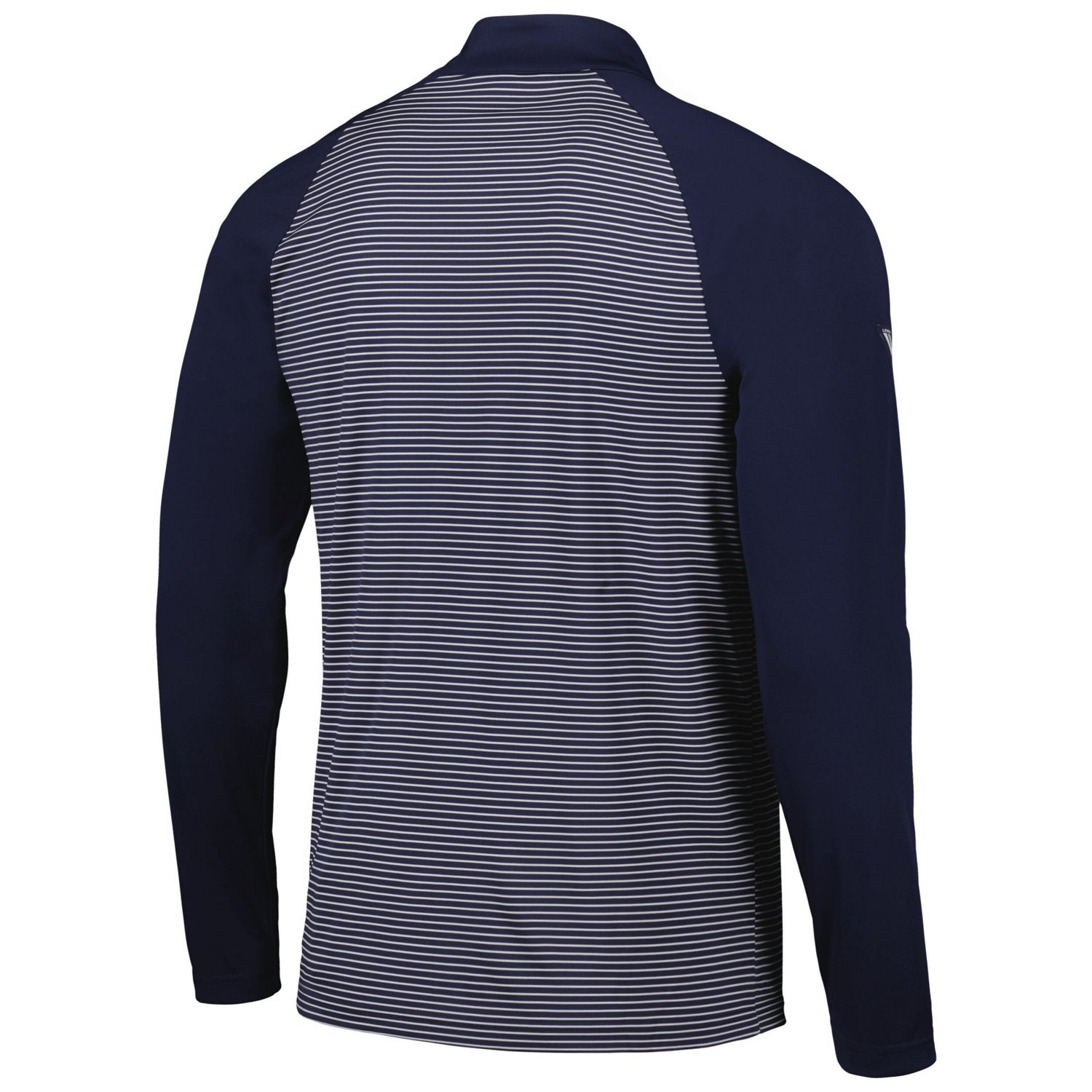 Levelwear Seattle Mariners Charter Striped Raglan Quarter-Zip Top - view number 3