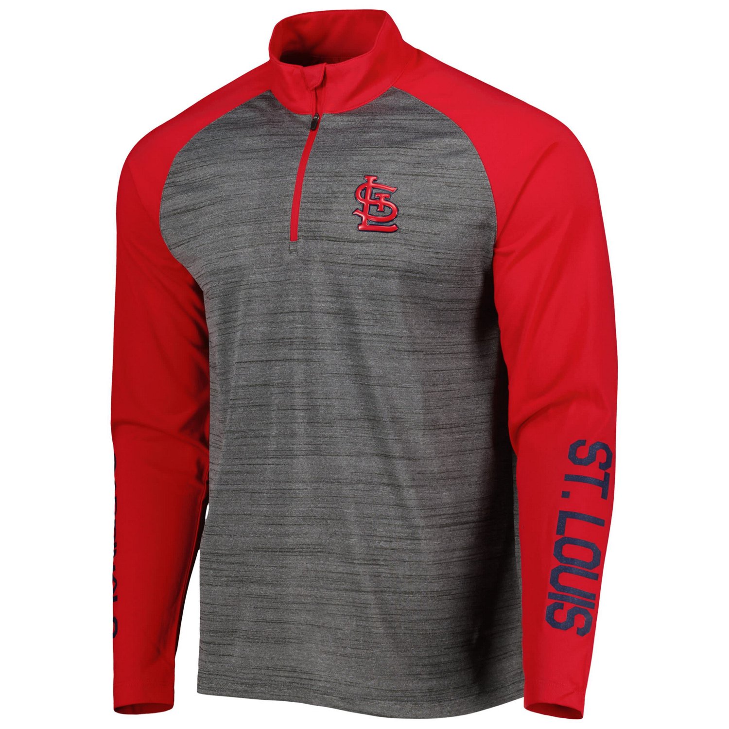 Levelwear St Louis Cardinals Vandal Raglan Quarter-Zip Top - view number 2
