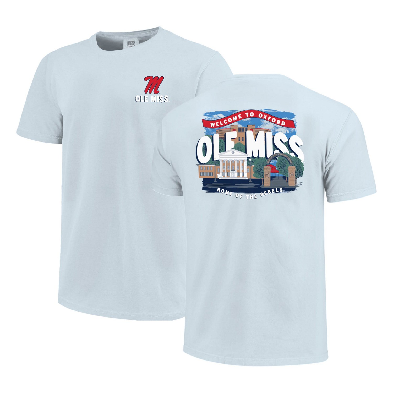 Light Ole Miss Rebels Local Campus Scene T-Shirt