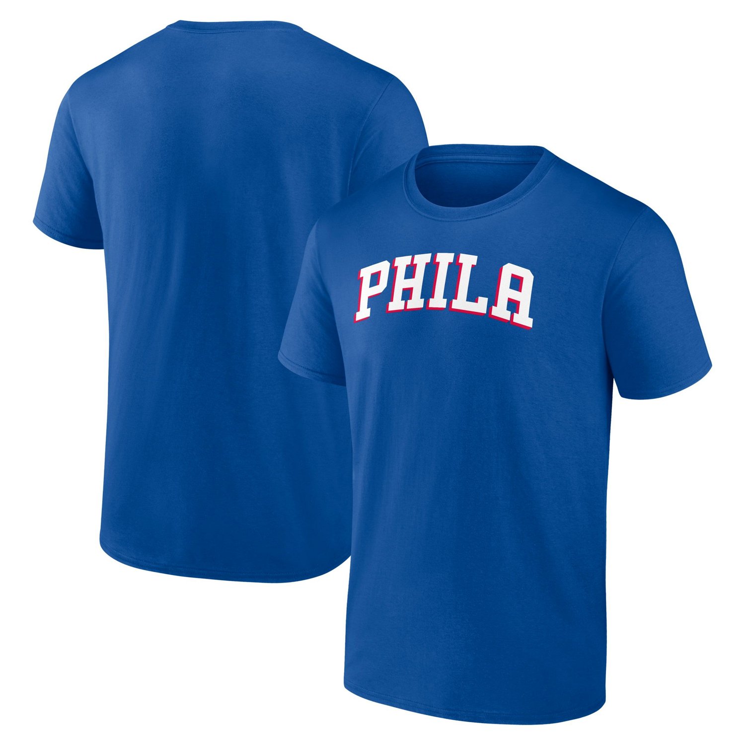 Logo Athletic Philadelphia 76ers Wordmark T-Shirt