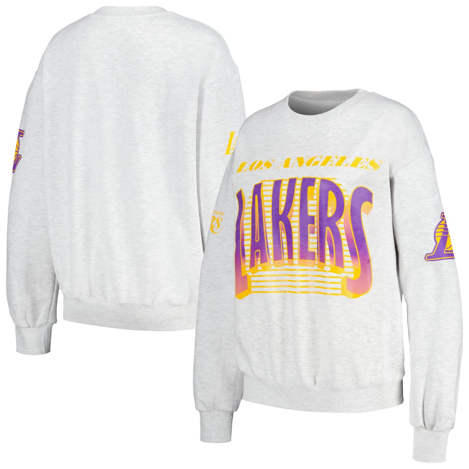Los Angeles Lakers Chenille Oversized Pullover Sweatshirt