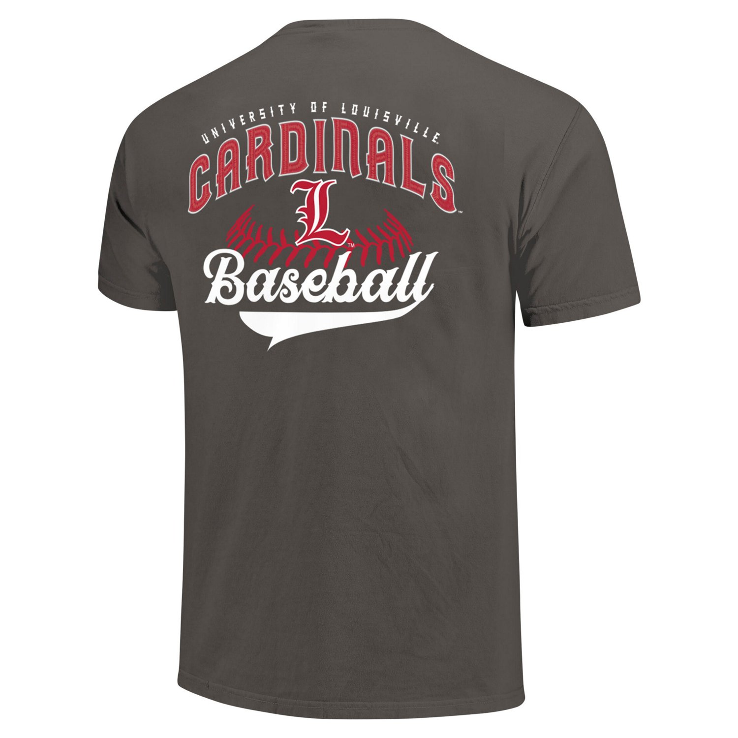 Louisville Cardinals Baseball Comfort Colors T-Shirt                                                                             - view number 3