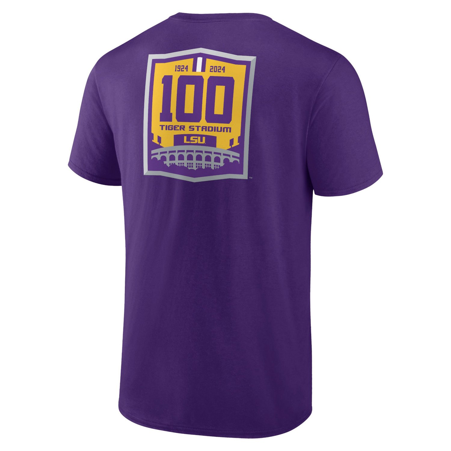 LSU Tigers 100 Years in Tiger Stadium Core T-Shirt - view number 3