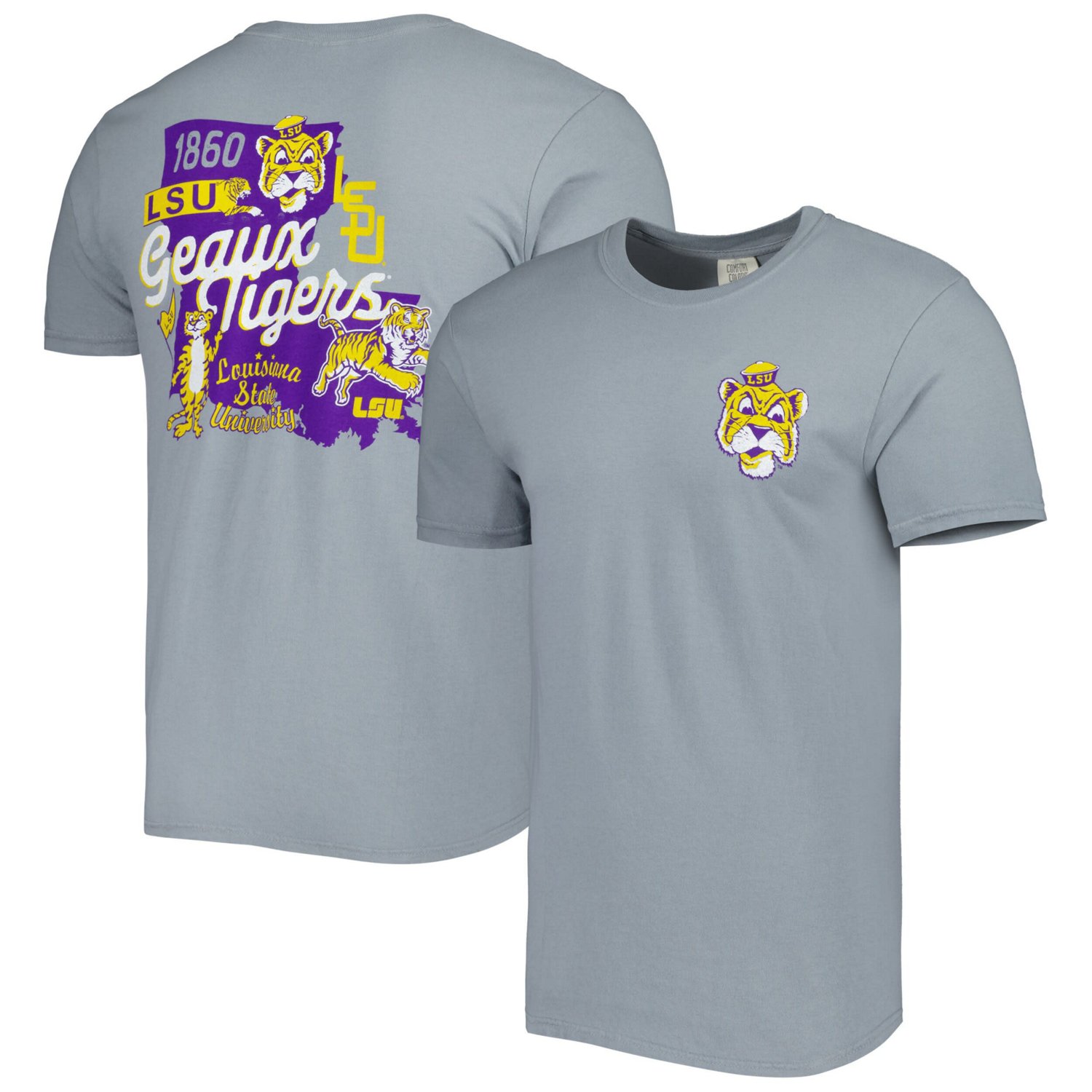 LSU Tigers Vault State Comfort T-Shirt                                                                                           - view number 1