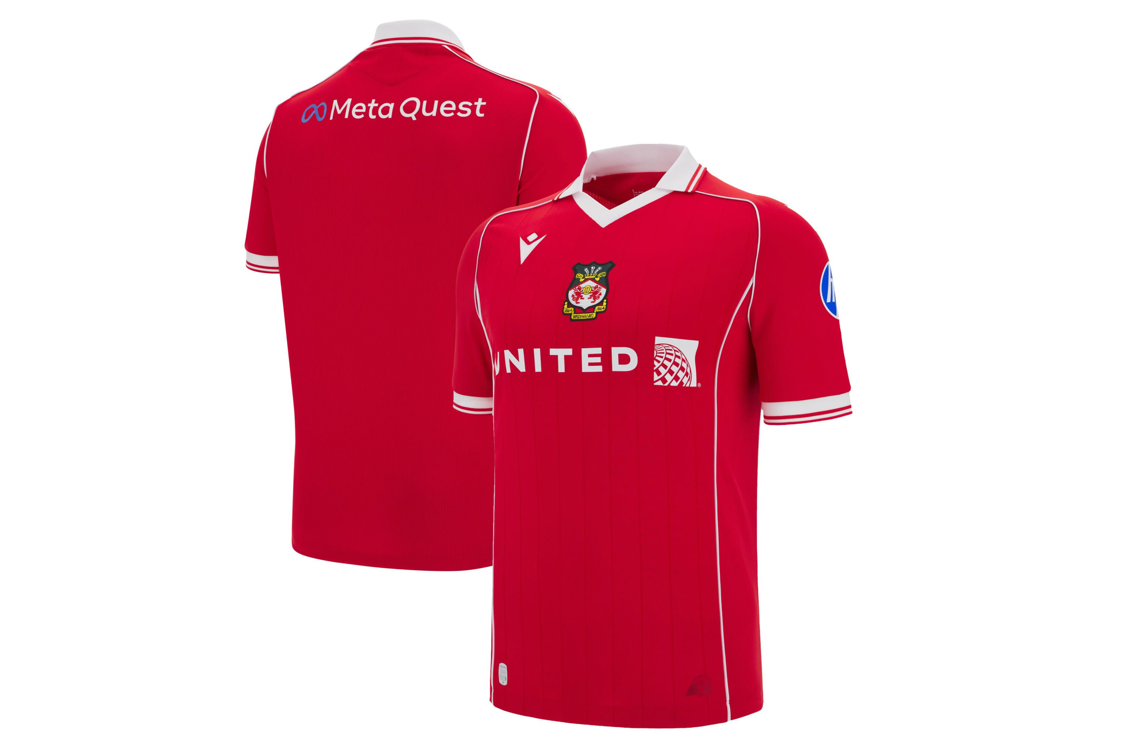 Macron Wrexham 2025 26 Home Replica Jersey