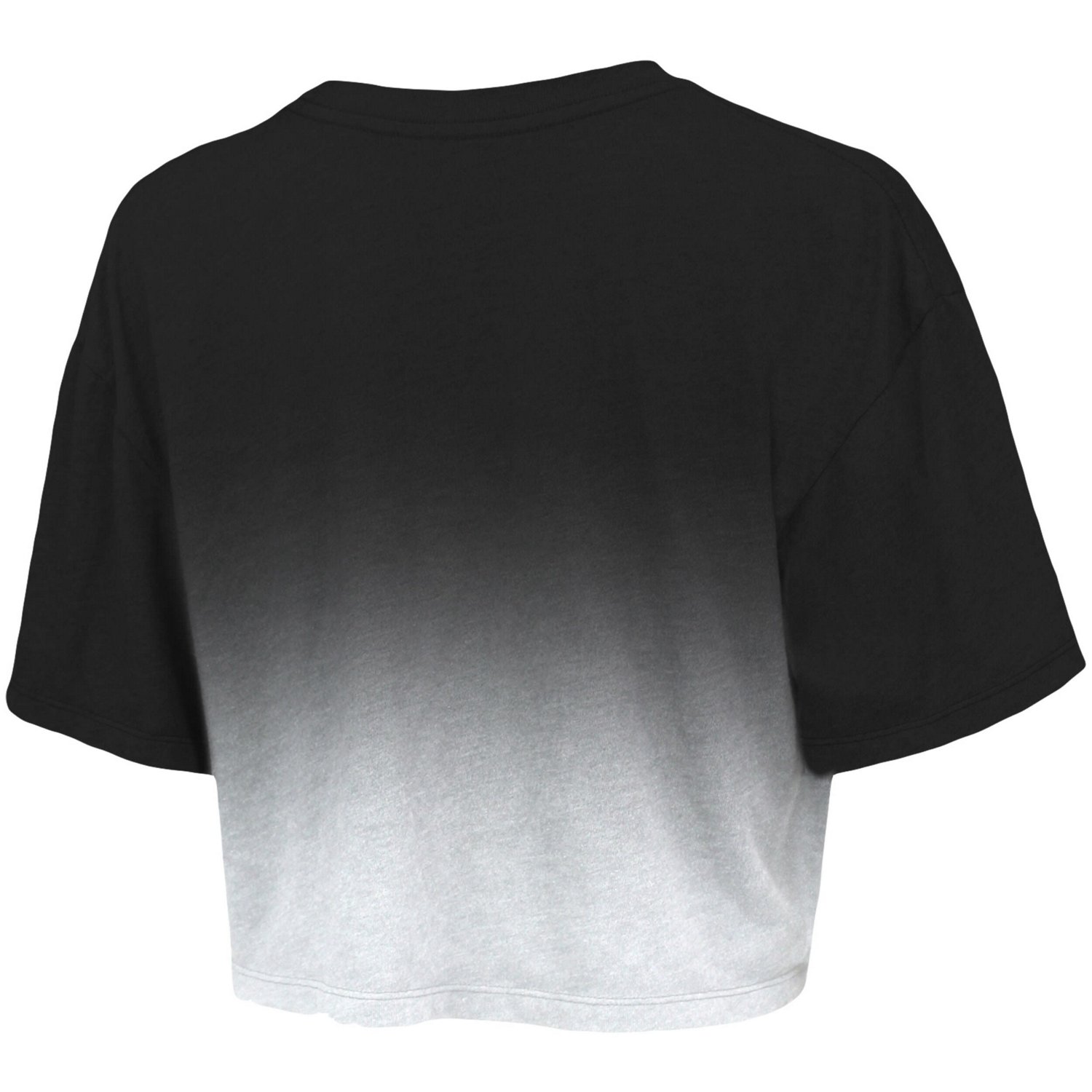 Majestic Threads /White Brooklyn Nets Dirty Dribble Tri-Blend Cropped T-Shirt                                                    - view number 3
