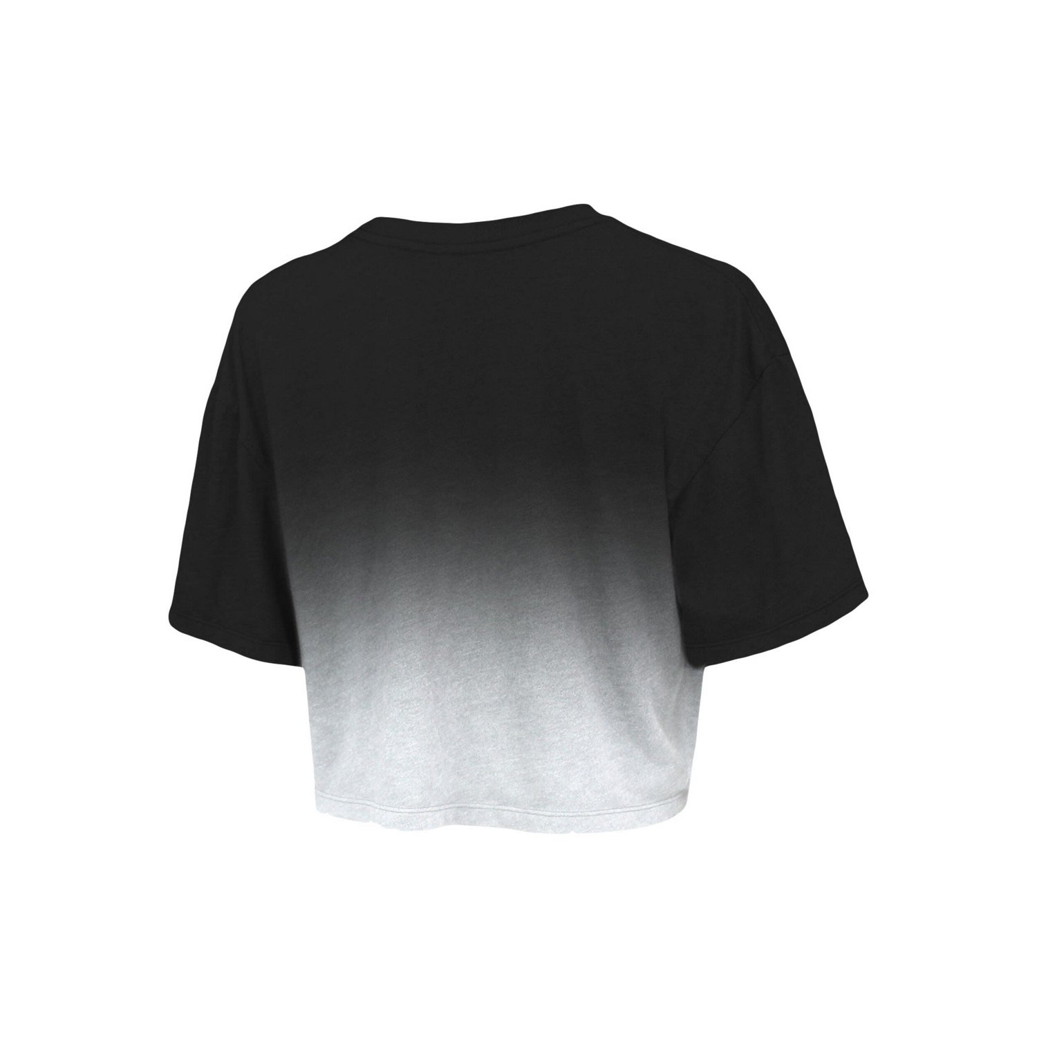 Majestic Threads /White Brooklyn Nets Repeat Dip-Dye Cropped T-Shirt                                                             - view number 3
