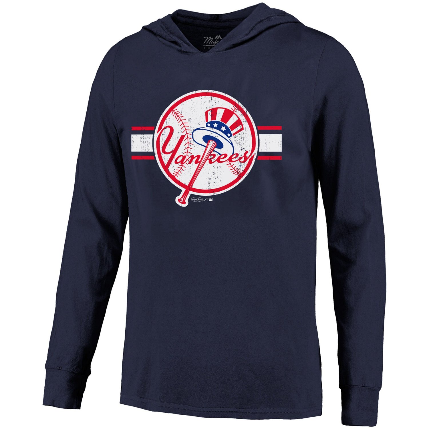 Majestic Threads Aaron Judge New York Yankees Lightweight Name  Number Hoodie - view number 2
