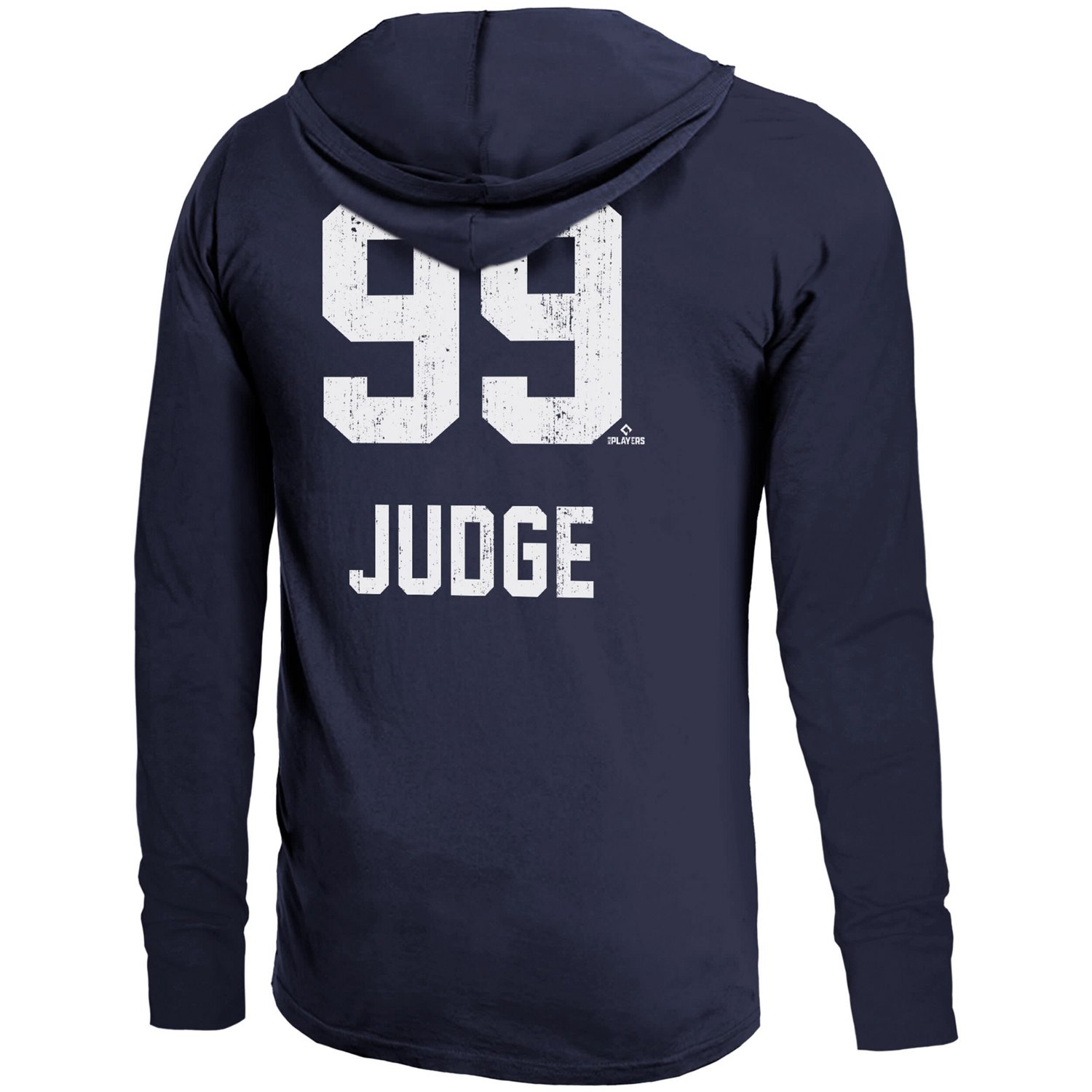 Majestic Threads Aaron Judge New York Yankees Lightweight Name  Number Hoodie - view number 3