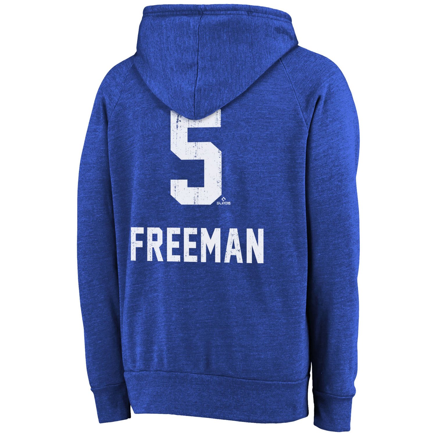 Majestic Threads Freddie Freeman Los Angeles Dodgers 2025 World Series Champions Name  Number Tri-Blend Hoodie - view number 3