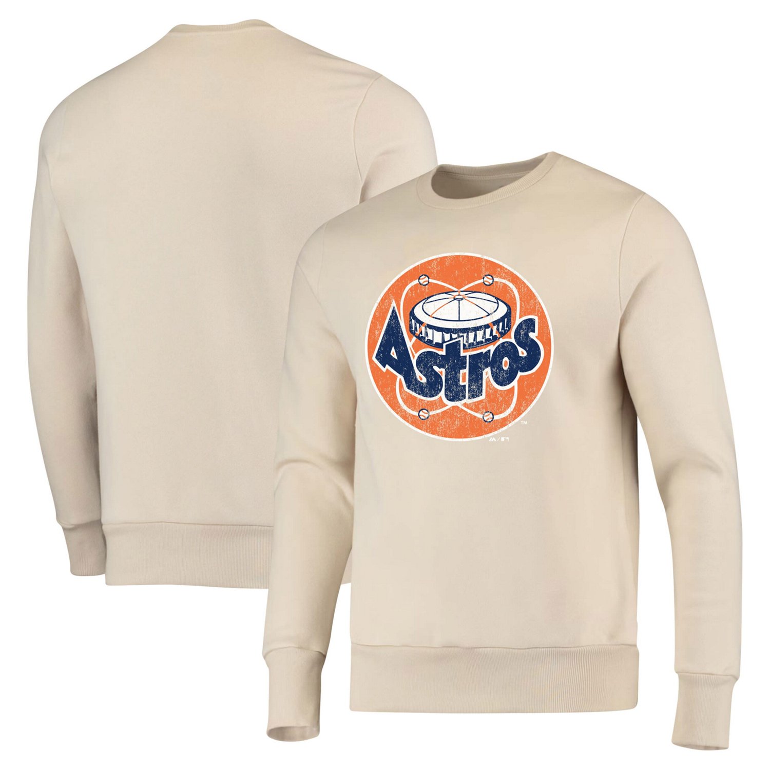 Majestic Threads Houston Astros Fleece Pullover Sweatshirt