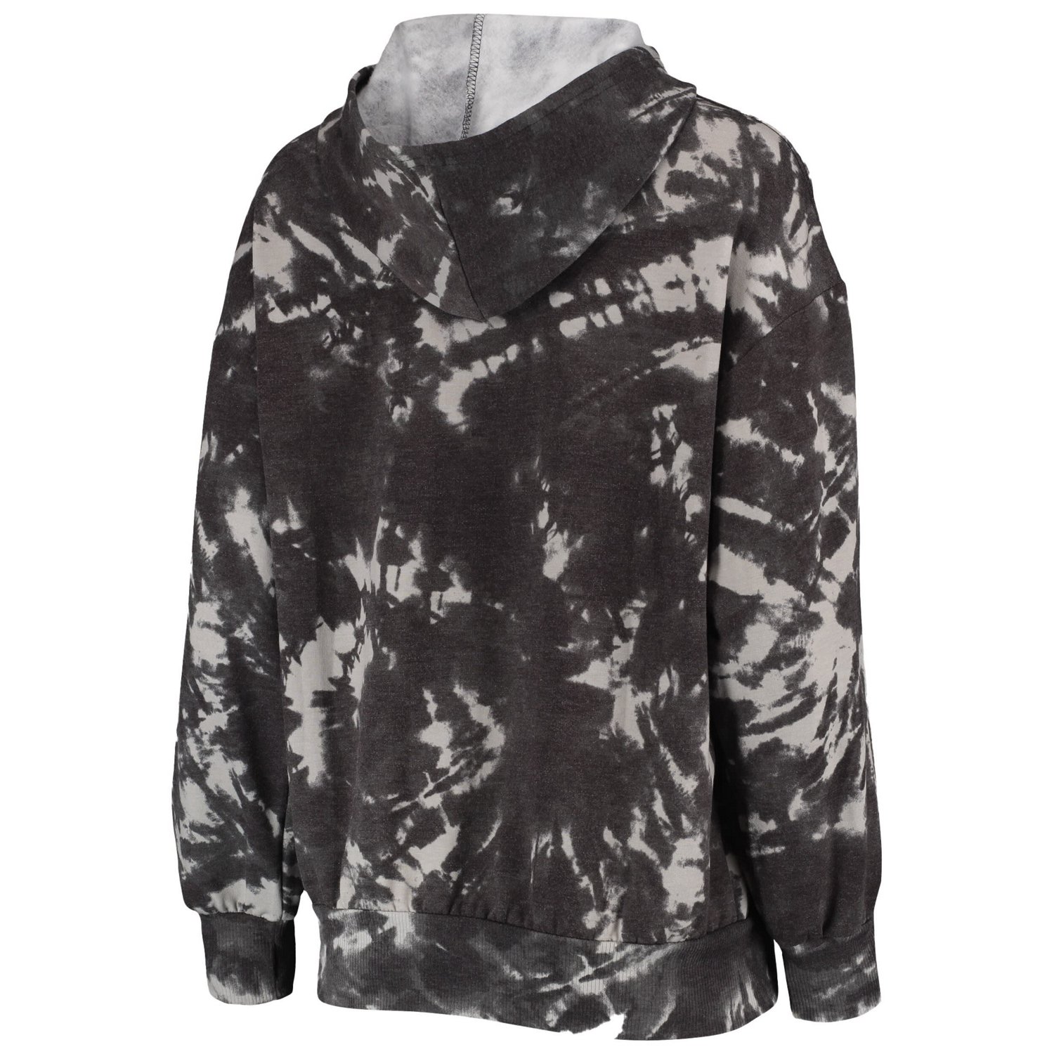 Majestic Threads Los Angeles Lakers Burble Tie-Dye Tri-Blend Pullover Hoodie