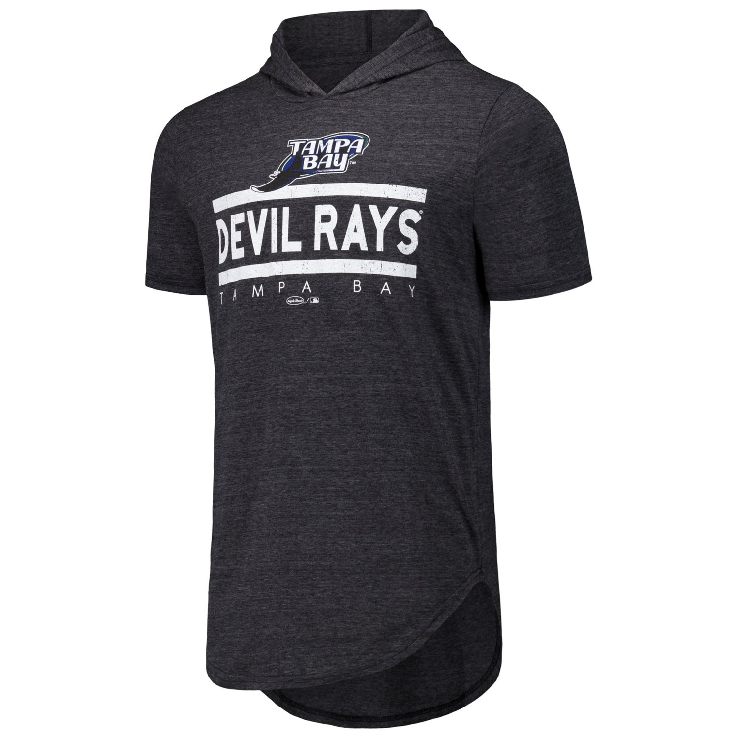 Majestic Threads Tampa Bay Rays Tri-Blend Hoodie T-Shirt - view number 2