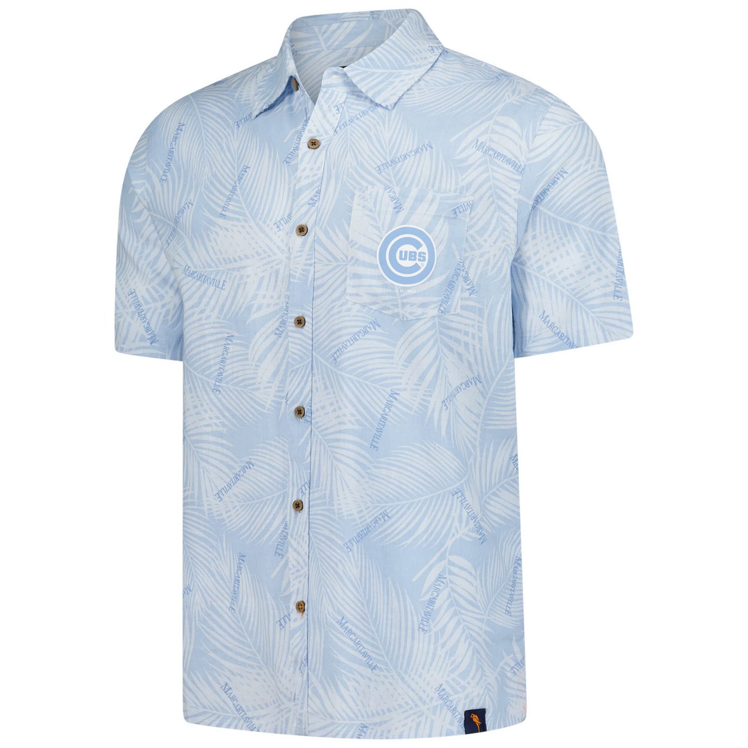 Margaritaville Chicago Cubs Linen Party Button-Up Shirt - view number 2
