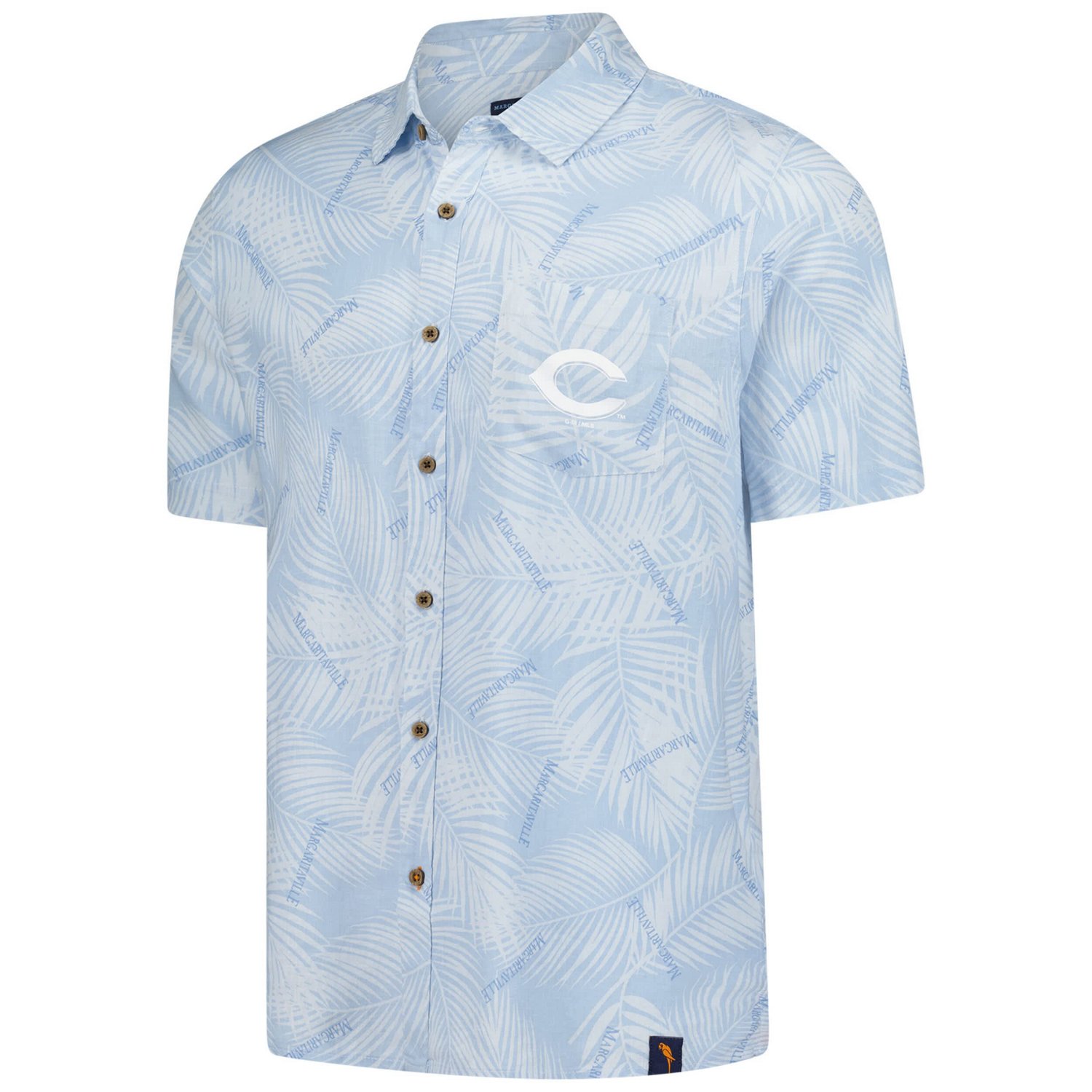 Margaritaville Cincinnati Reds Linen Party Button-Up Shirt - view number 2