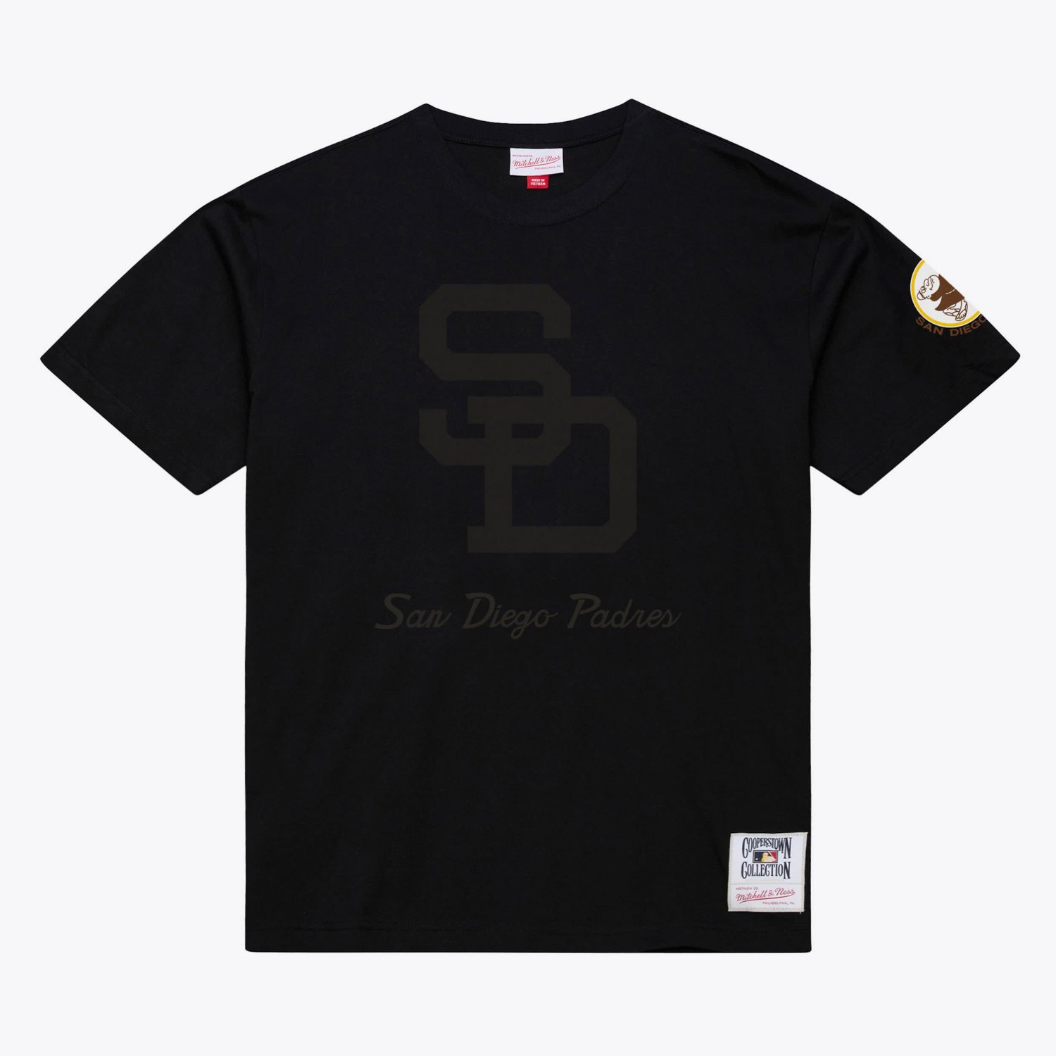 Men Mitchell  Ness San Diego Padres Cooperstown Collection Phantom T-Shirt