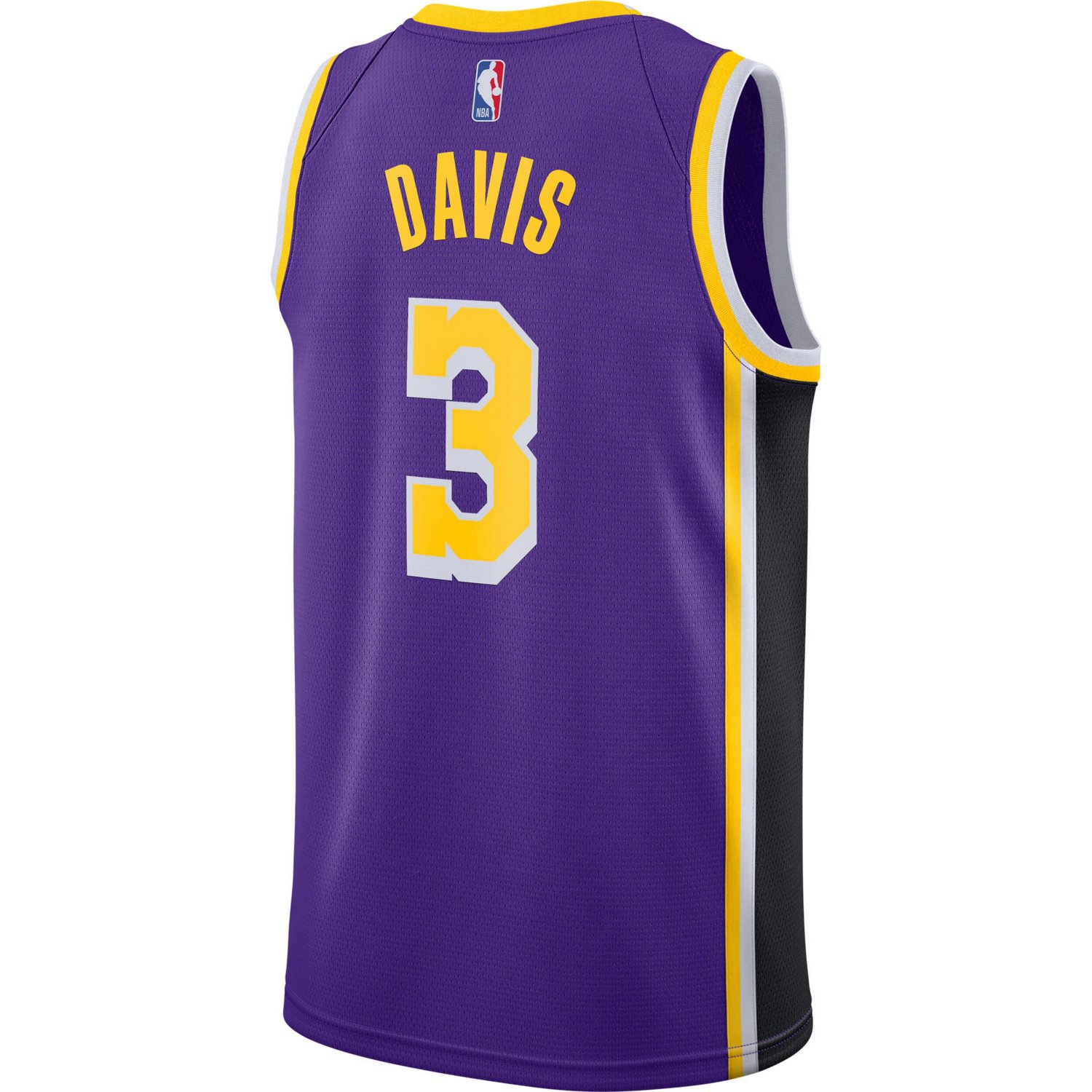 Men's Jordan Brand Anthony Davis Los Angeles Lakers 2020/21 Swingman Jersey - Statement Edition - view number 3