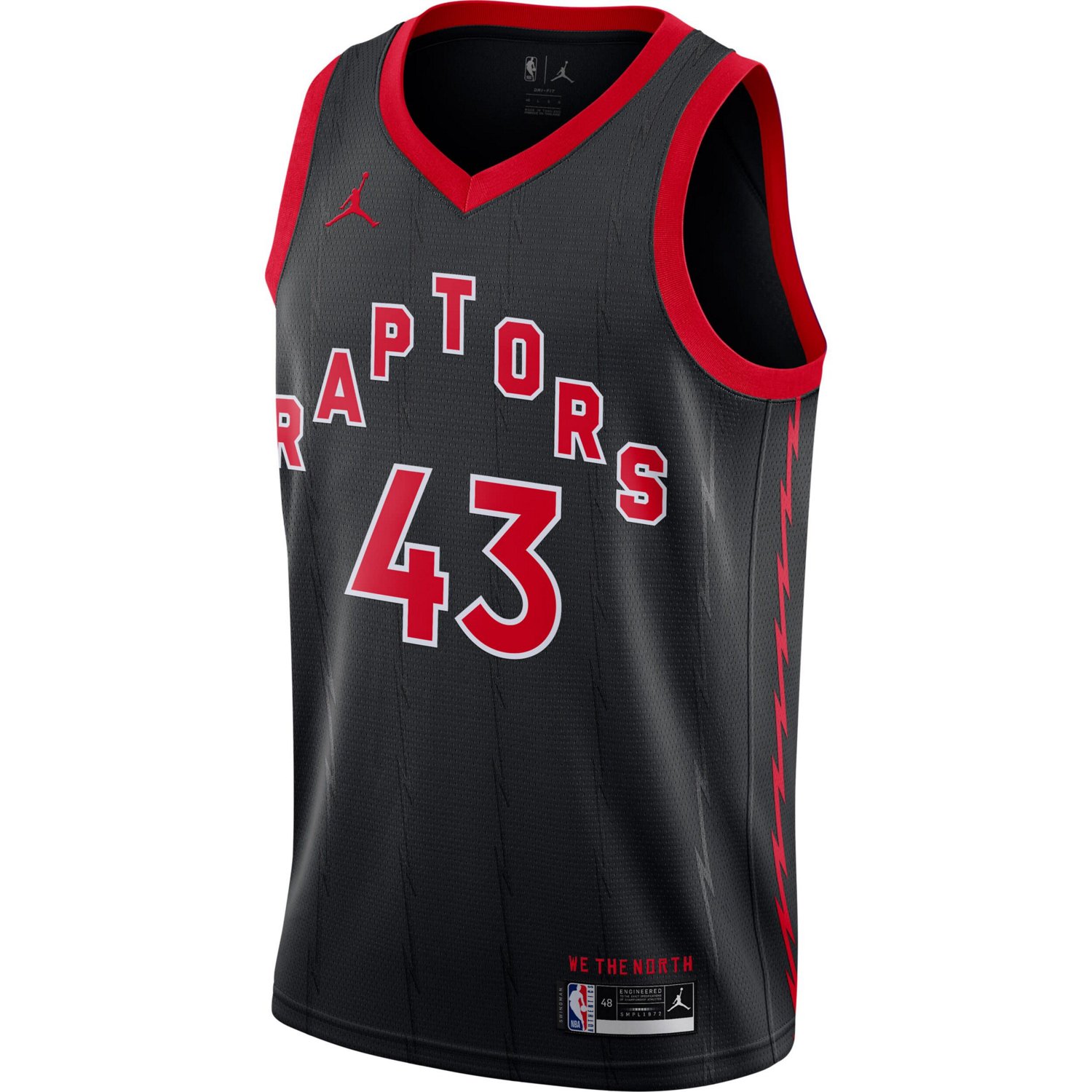 Men's Jordan Brand Pascal Siakam Toronto Raptors 2020/21 Swingman Jersey - Statement Edition                                     - view number 2