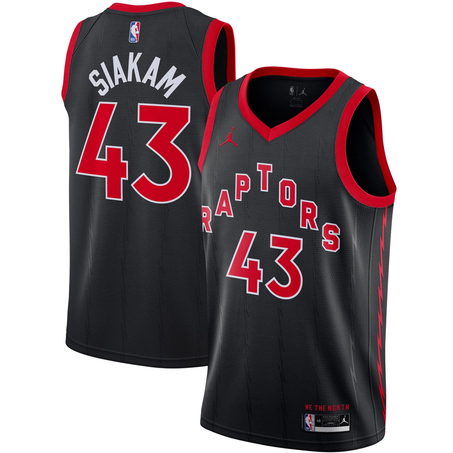 Men's Jordan Brand Pascal Siakam Toronto Raptors 2020/21 Swingman Jersey - Statement Edition