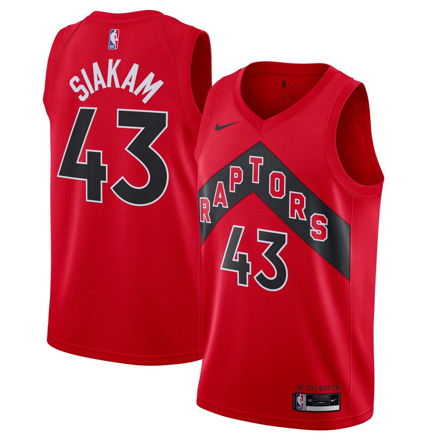 Men's Nike Pascal Siakam Toronto Raptors 2020/21 Icon Swingman Jersey