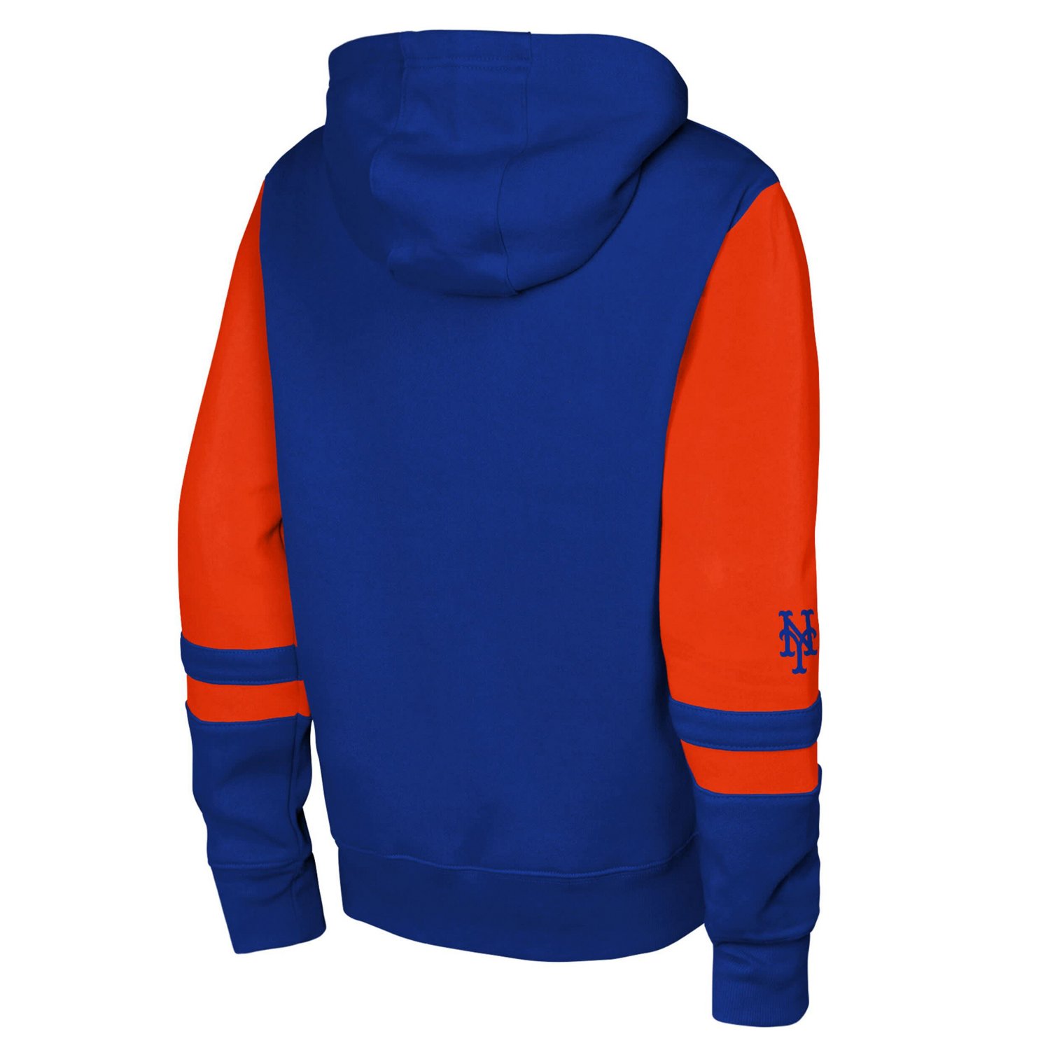 Men's Outerstuff New York Mets Stadium Colorblock Full-Zip Hoodie - view number 3