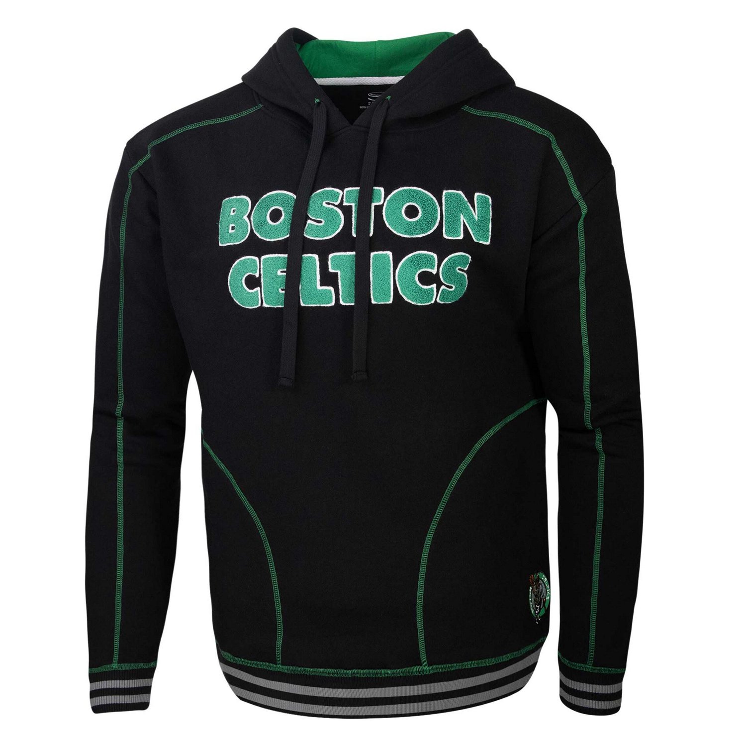 Men's Stadium Essentials Boston Celtics Baseline Pullover Hoodie