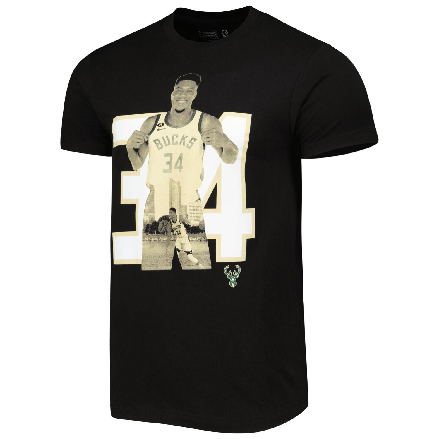 Men's Stadium Essentials Giannis Antetokounmpo Milwaukee Bucks Player Metro T-Shirt                                              - view number 2
