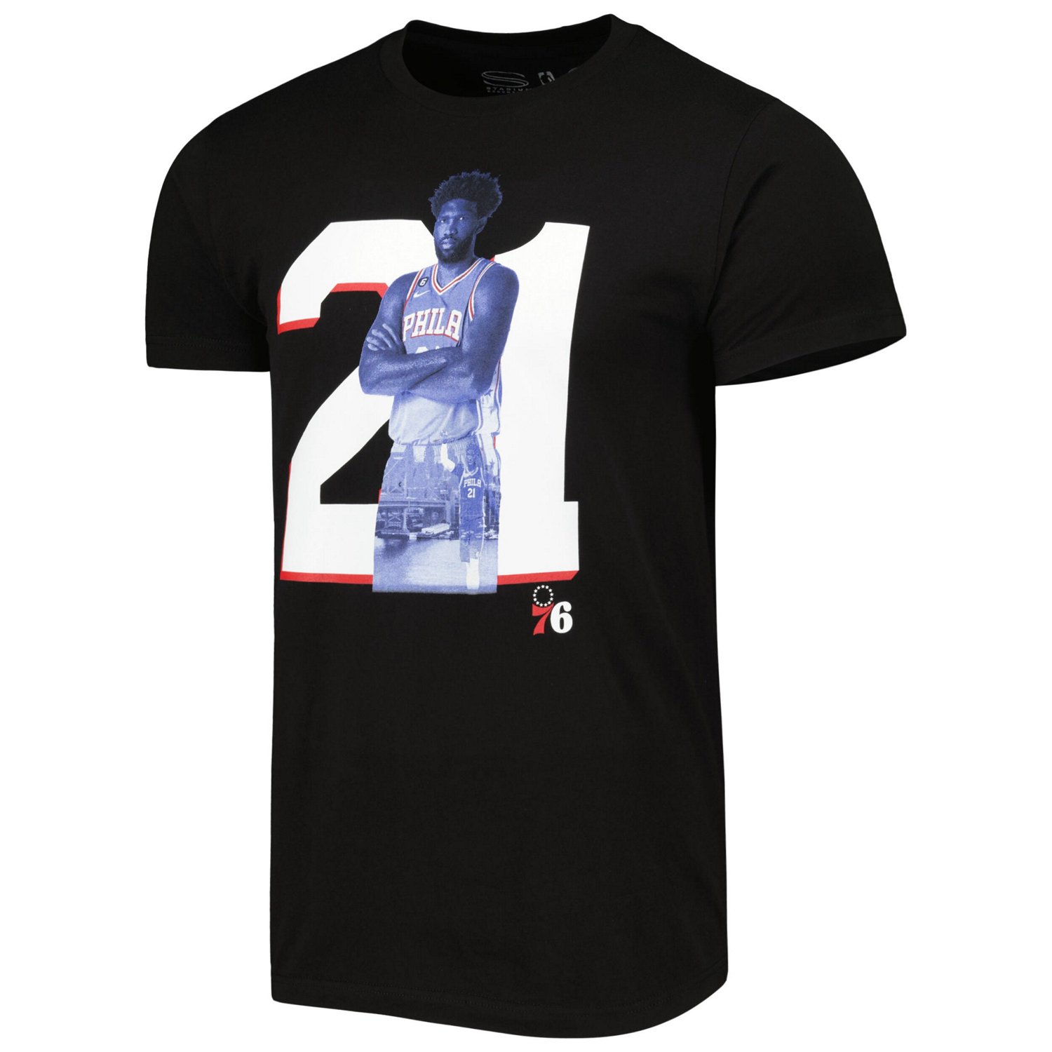 Men's Stadium Essentials Joel Embiid Philadelphia 76ers Player Metro T-Shirt                                                     - view number 2