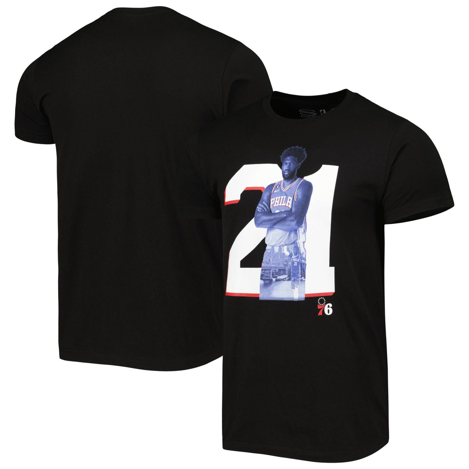 Men's Stadium Essentials Joel Embiid Philadelphia 76ers Player Metro T-Shirt                                                     - view number 1
