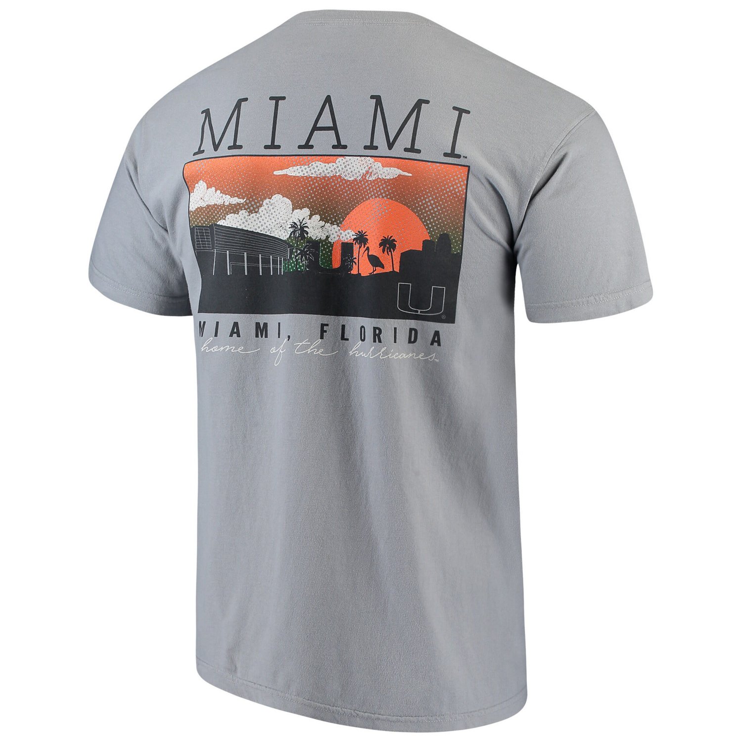 Miami Hurricanes Comfort Colors Campus Scenery T-Shirt - view number 3