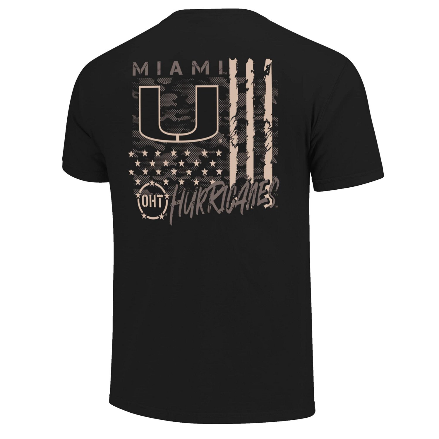 Miami Hurricanes Comfort Colors OHT Camo Overlay T-Shirt - view number 4