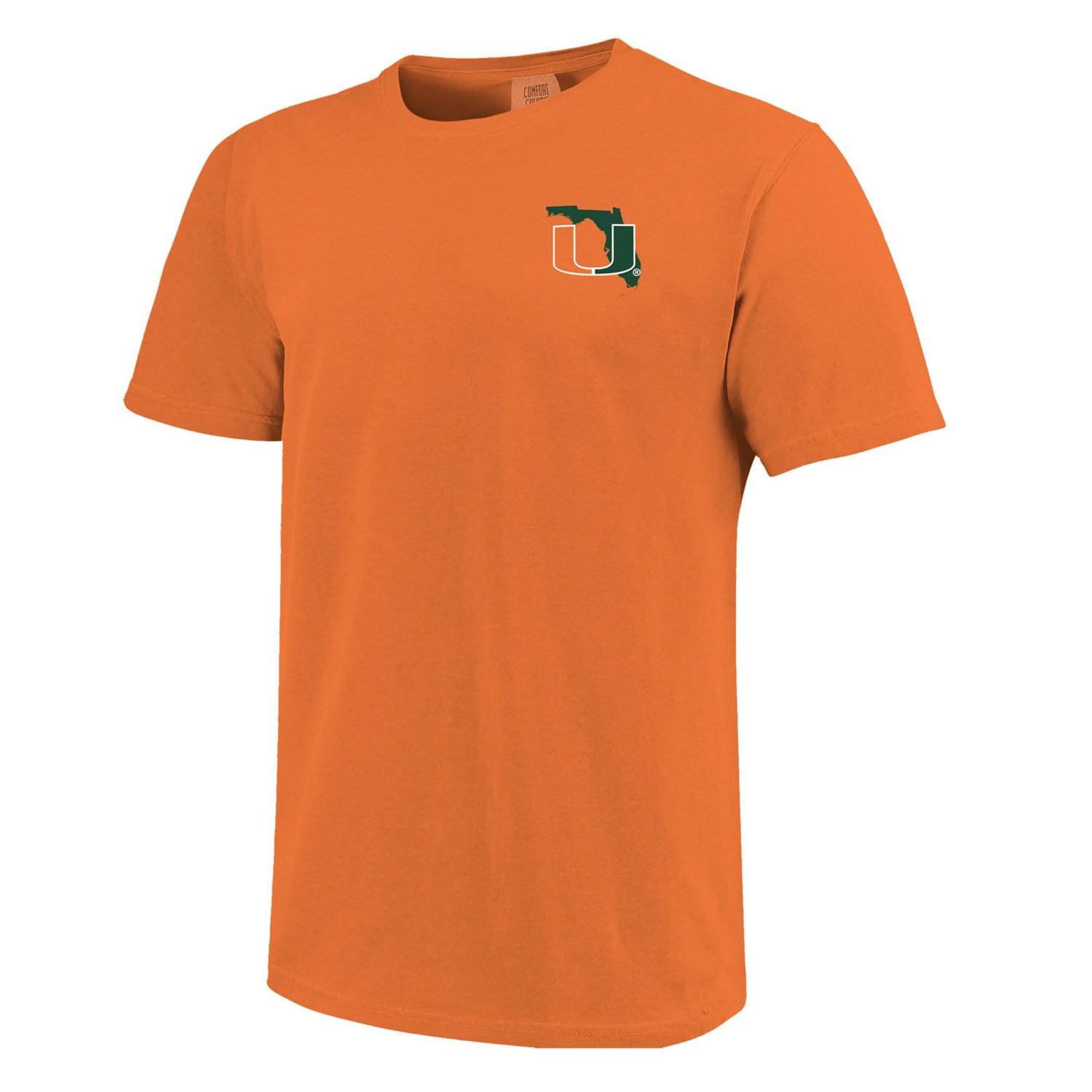 Miami Hurricanes Sketched Mascot Comfort Colors T-Shirt - view number 2